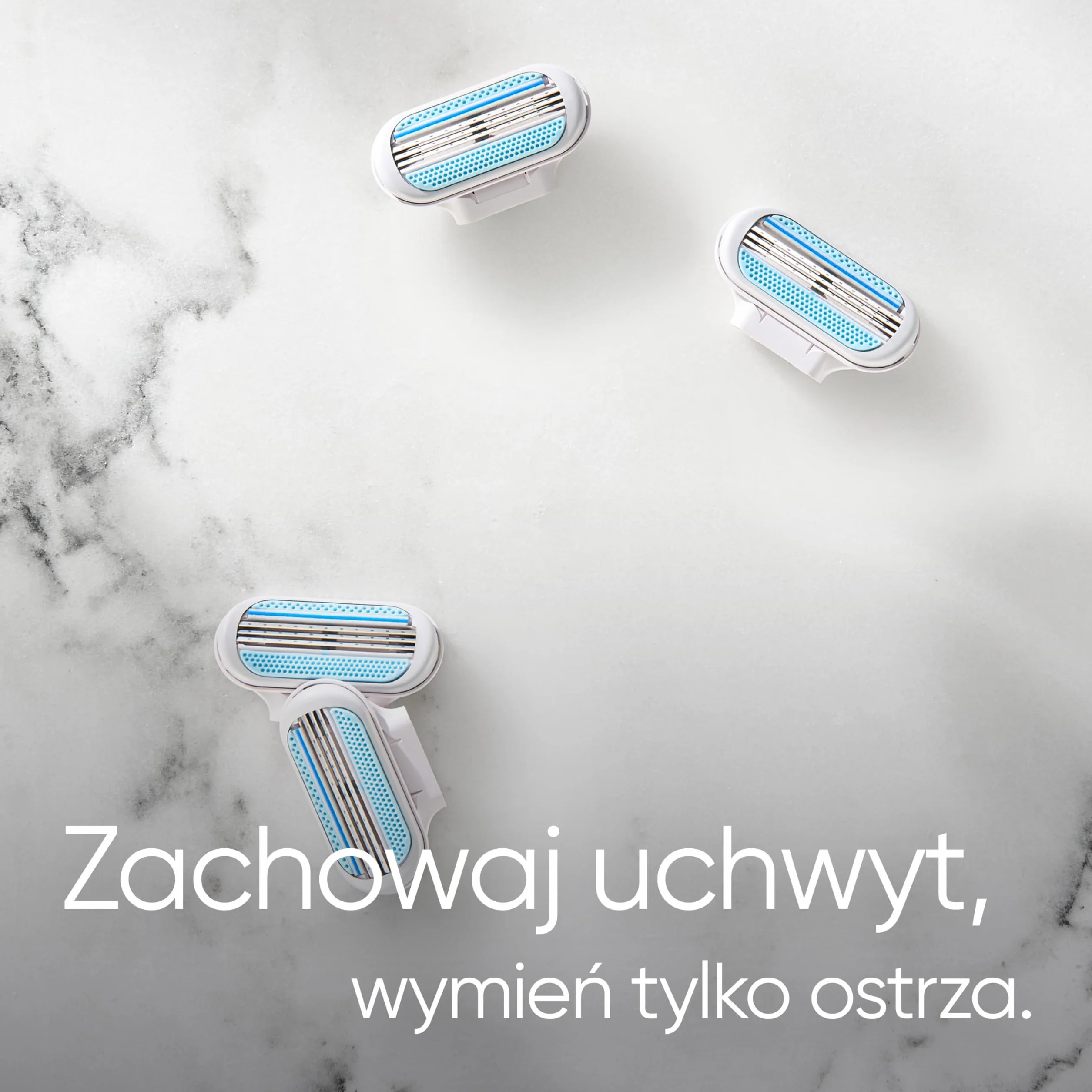 Gillette Venus Smooth Wkłady wymienne do maszynki do golenia dla kobiet, pakiet 12 wkładów, 3 dopasowujące się do kształtów ciała ostrza otoczone poduszeczkami ochronnymi