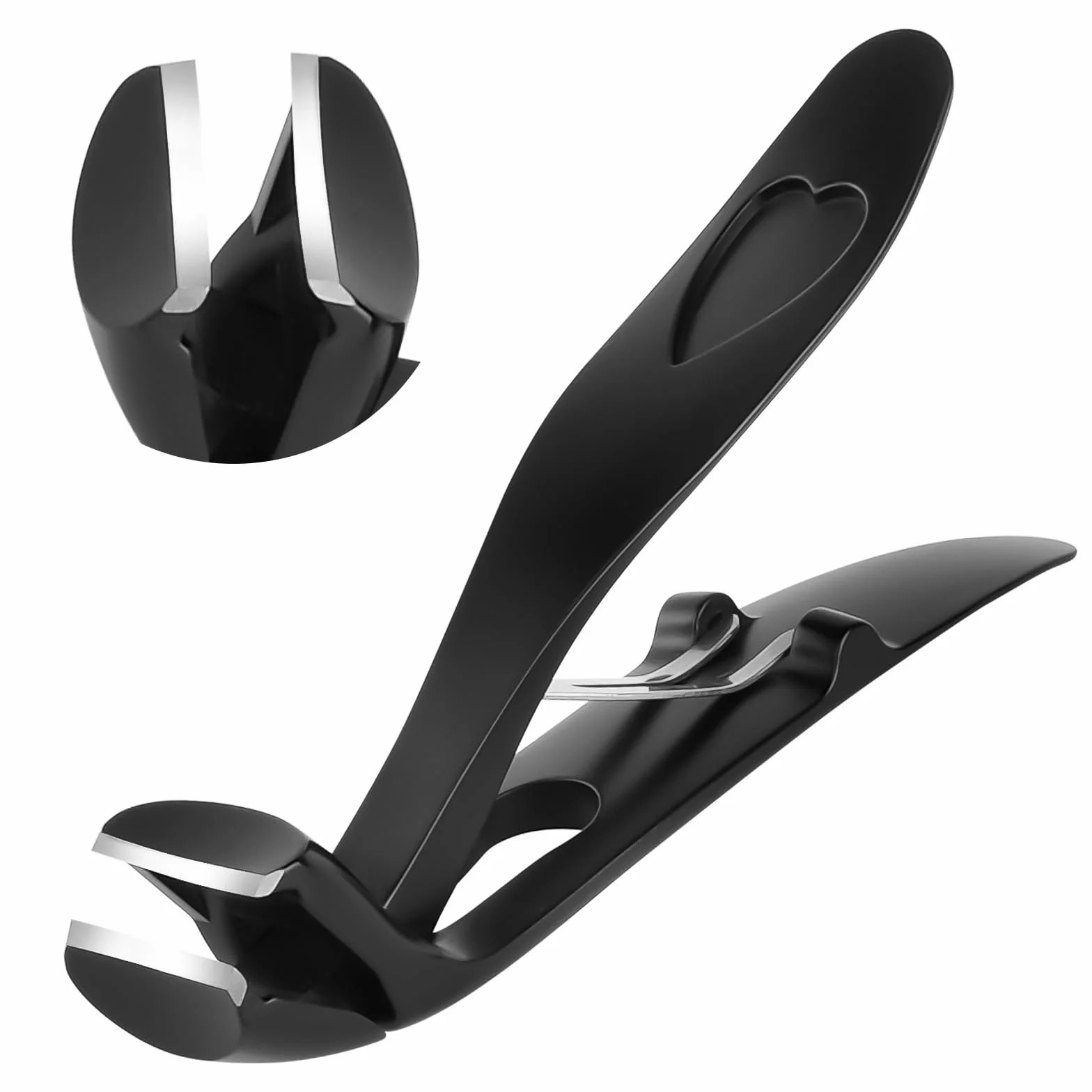Obcinacz do paznokci ze stali nierdzewnej ergonomiczny dla seniorów zakrzywiony