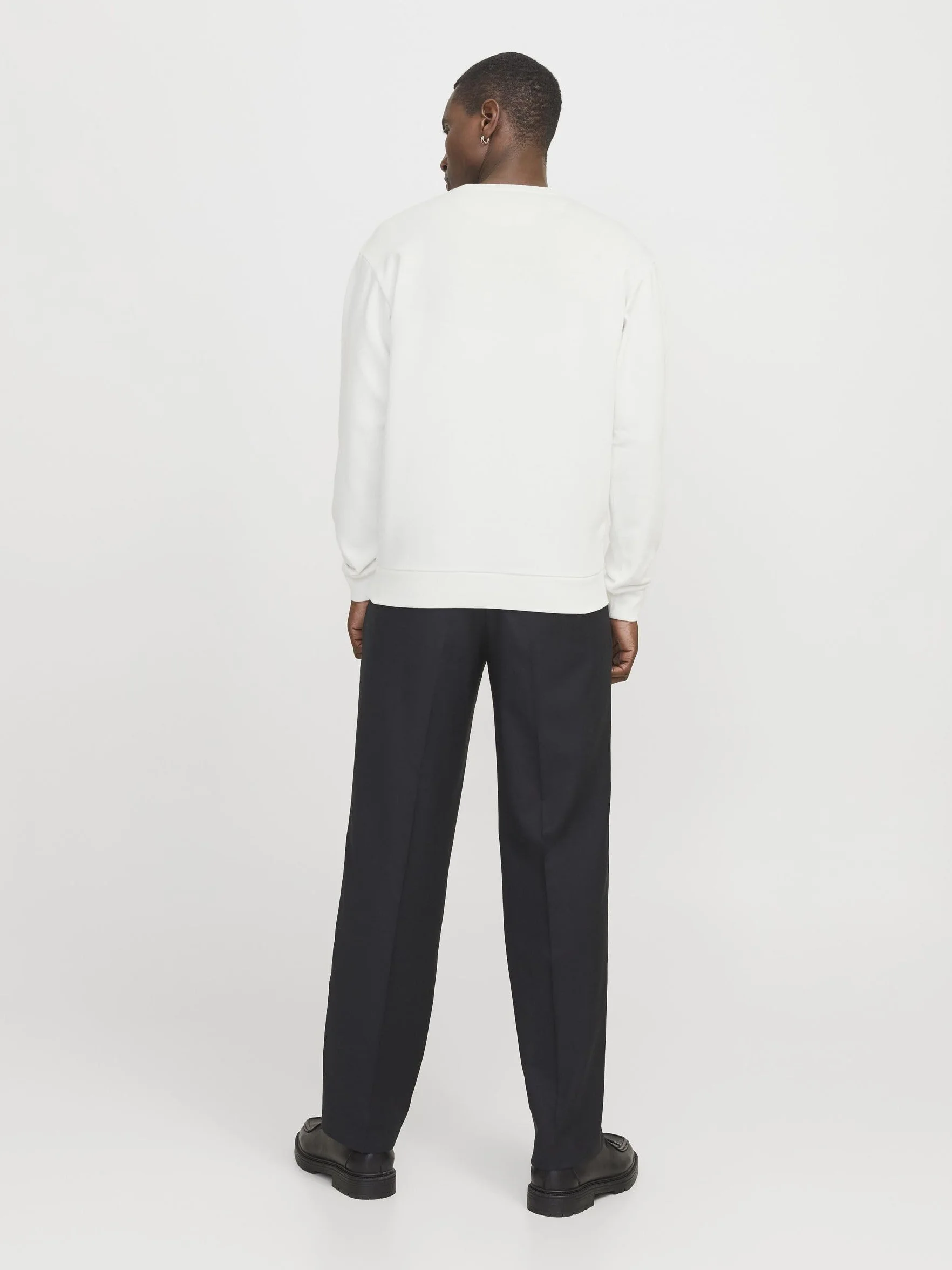 JACK & JONES Jjebradley Sweat Crew Noos męskie, Cloud Dancer, L