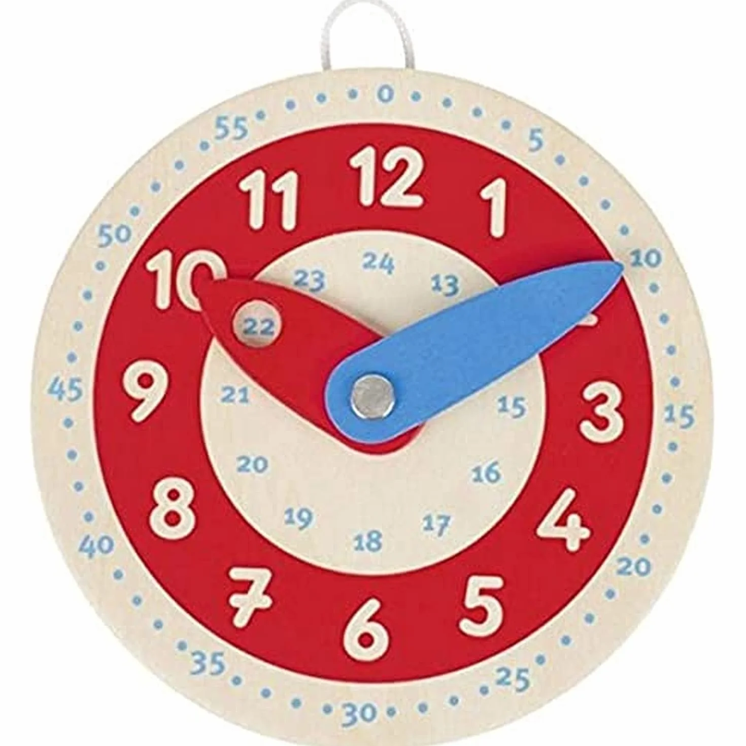 Goki Learn to Tell The Time Zegarek Do Nauki, Wielokolorowy, 10 cm, 58485