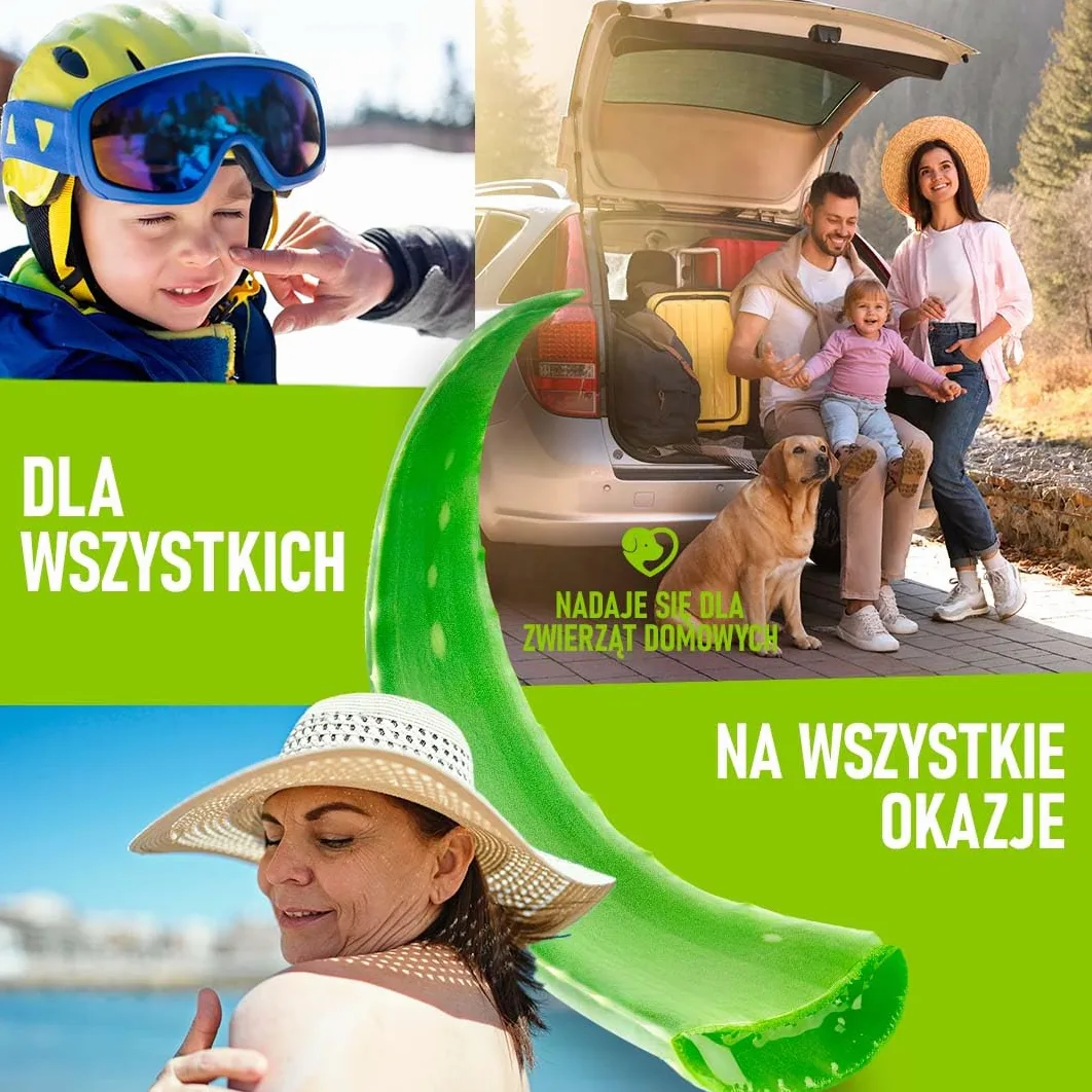 Aloe Vera 720H Nawilżanie Uspokajanie skóry głowy Ochrona 2000 ml