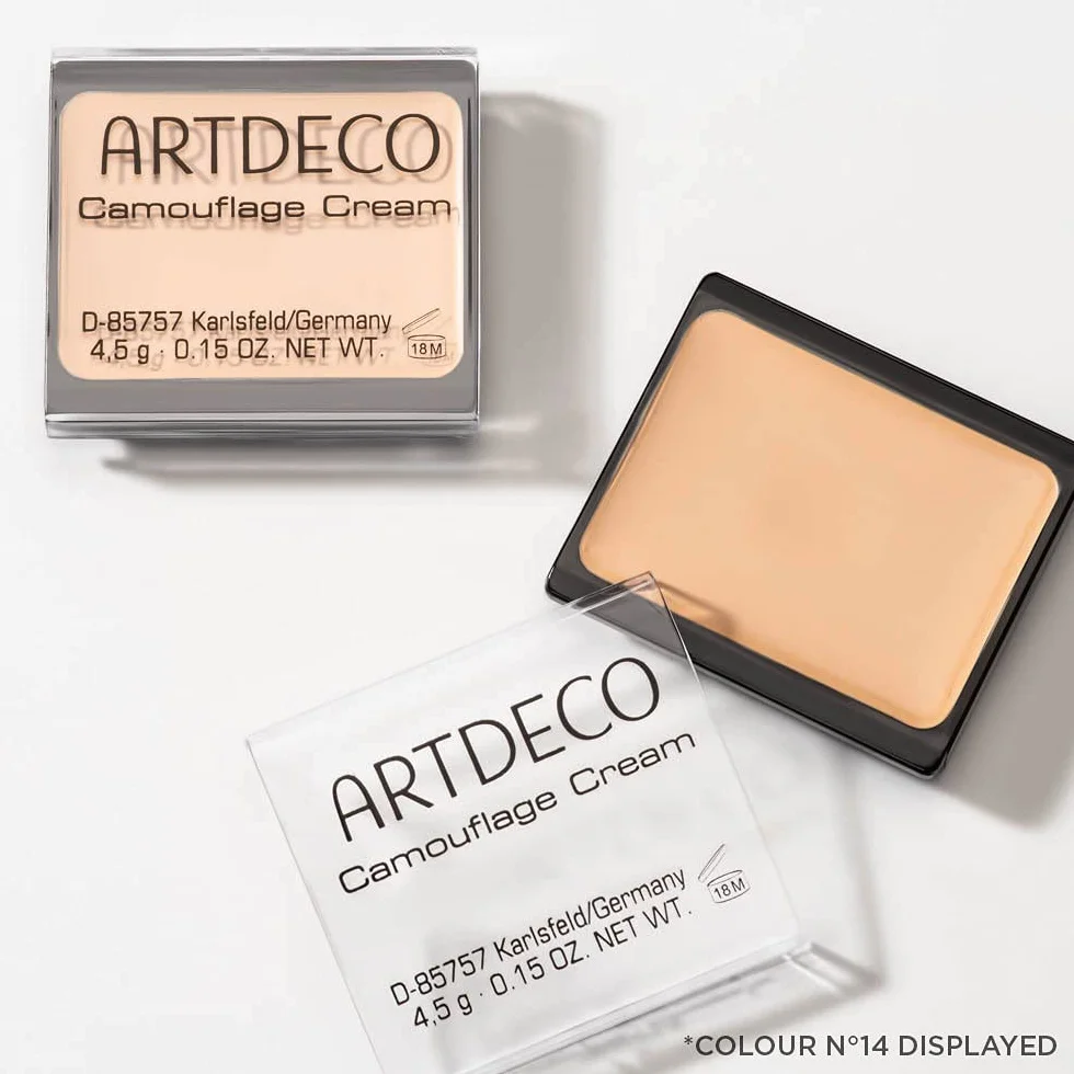 ARTDECO Camouflage Cream – mocno kryjący makijaż kamuflażowy, krem kryjący – 1 x 4,5 g