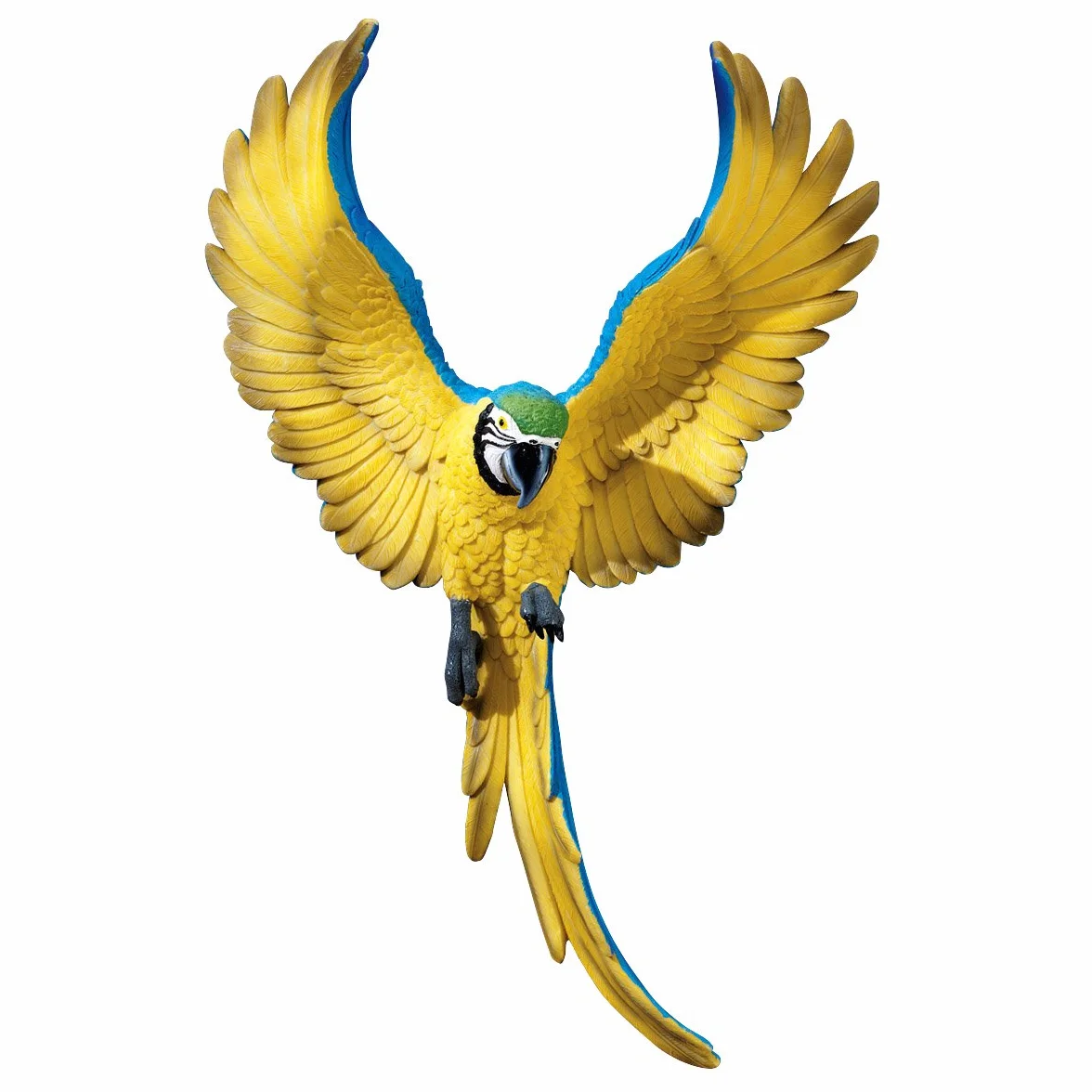 Design Toscano Figurka ścienna Phineas the Flapping Macaw, ptak uderzający skrzydła