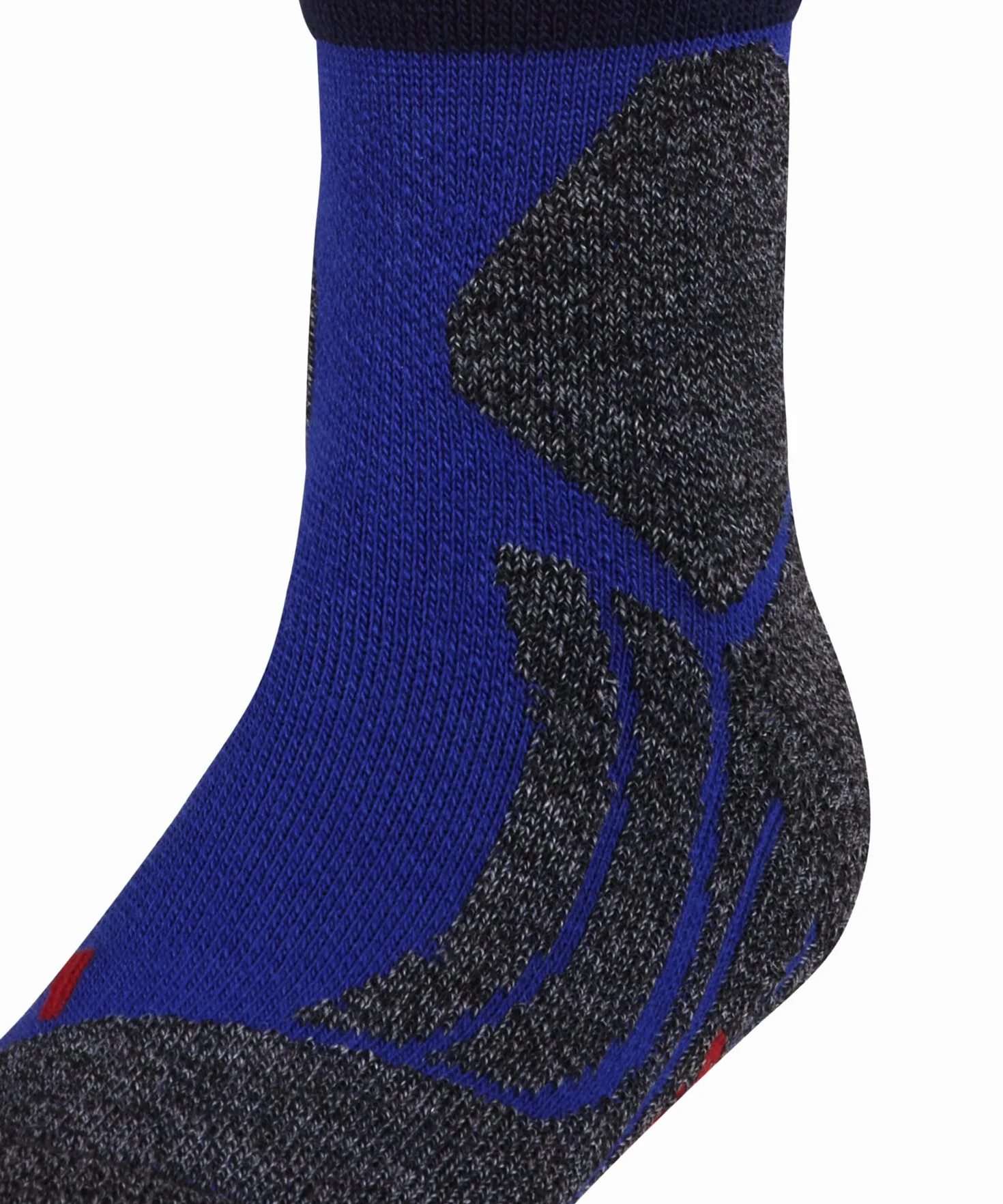 FALKE Uniseks - dzieci Skarpety narciarskie SK2 Intermediate Stripes K Kh Wełna ciepłe grube 1 Para, Niebieski Yve 6714, 31-34