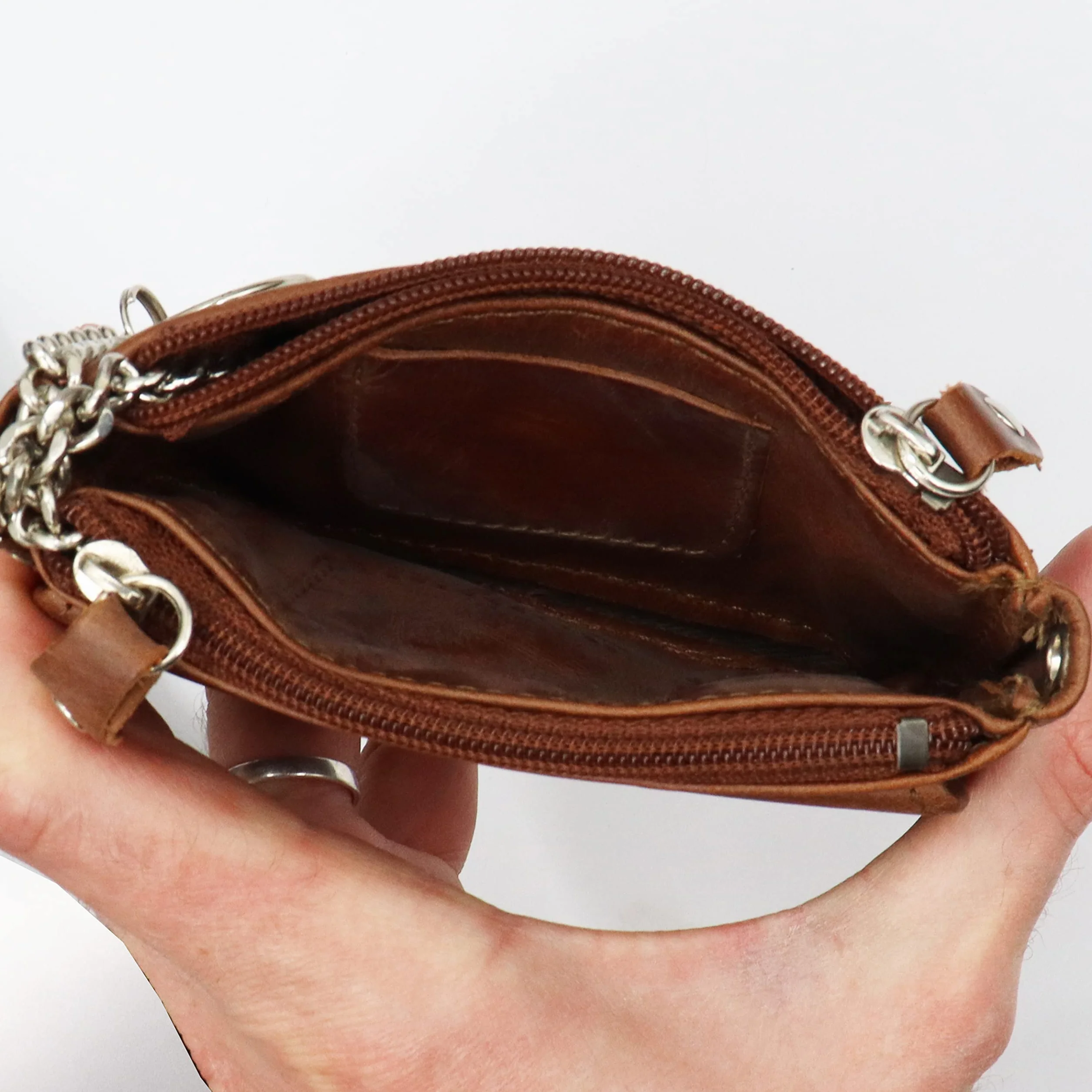 Safekeepers etui na klucze - etui na klucze - etui na klucze - etui na klucze skórzane - męskie - damskie skórzane, M brązowy, Schlüsseletui, Klasyczny