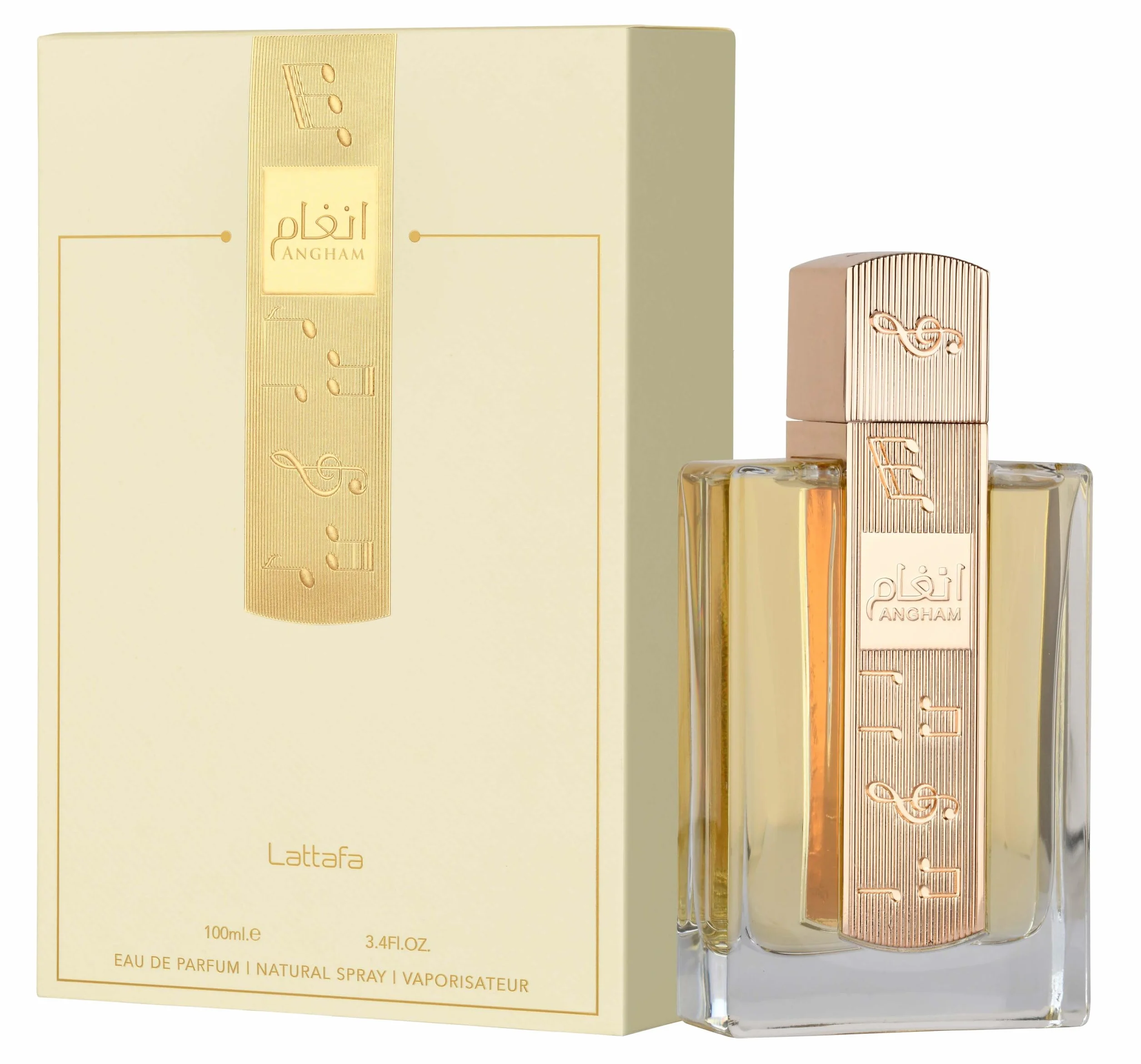 Angham by Lattafa dla unisex - 3,4 uncji EDP Spray