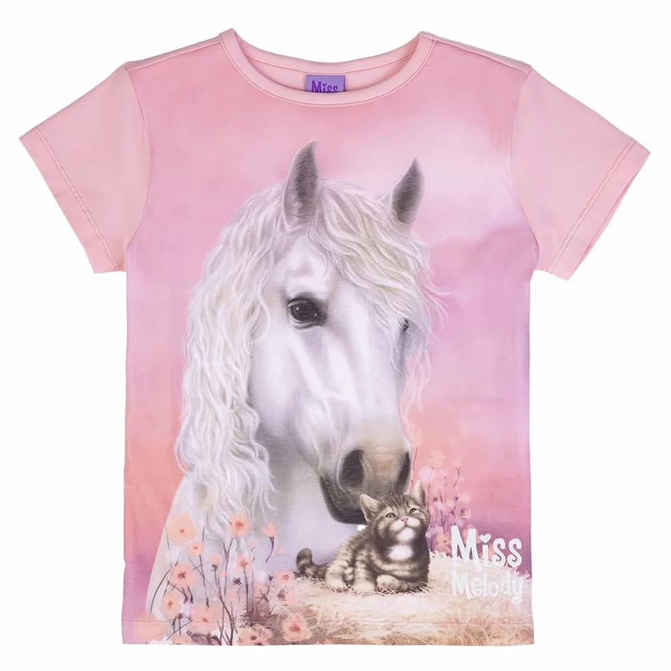 Miss Melody T-shirt 76016 różowy