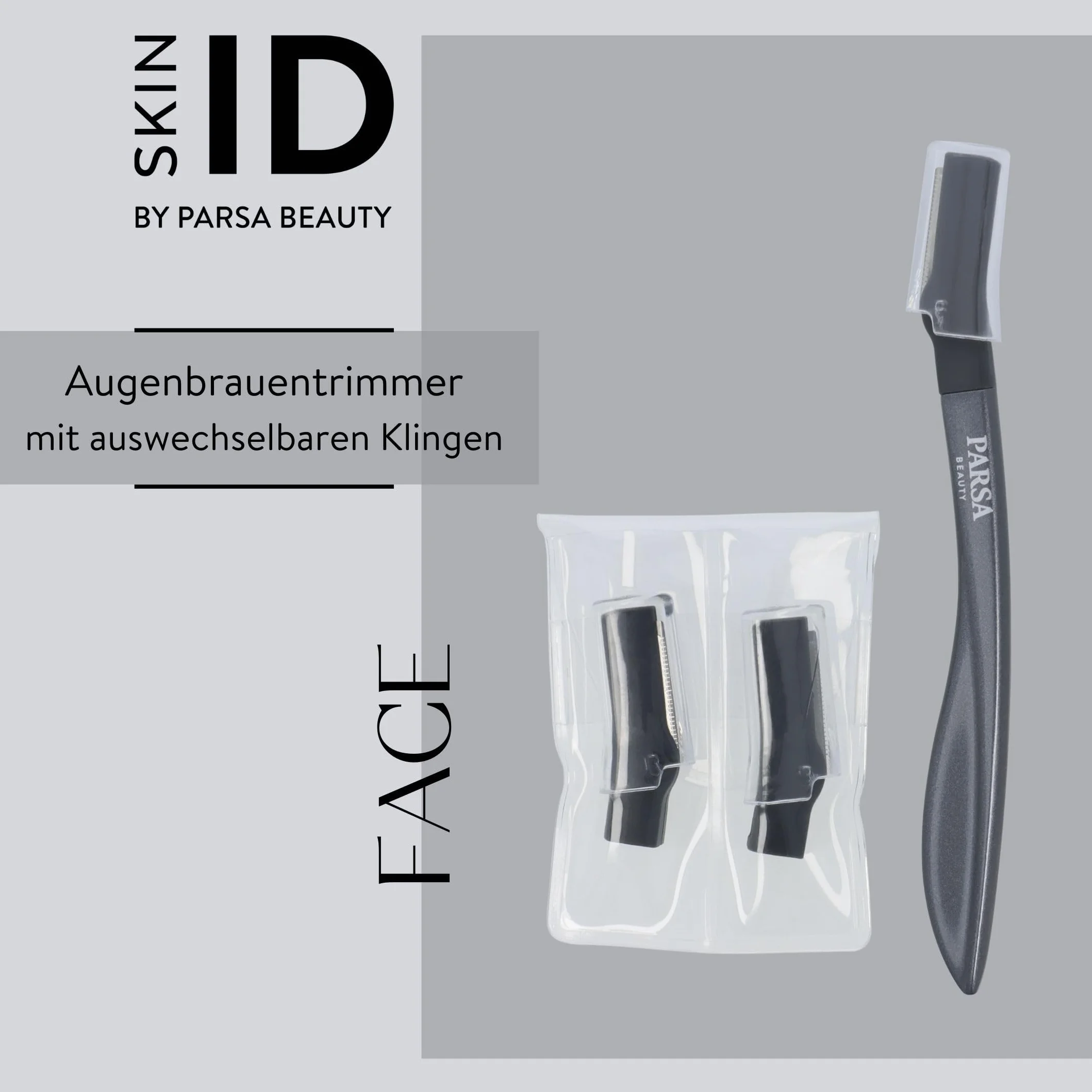 PARSA Beauty trymer do brwi z wymienną głowicą