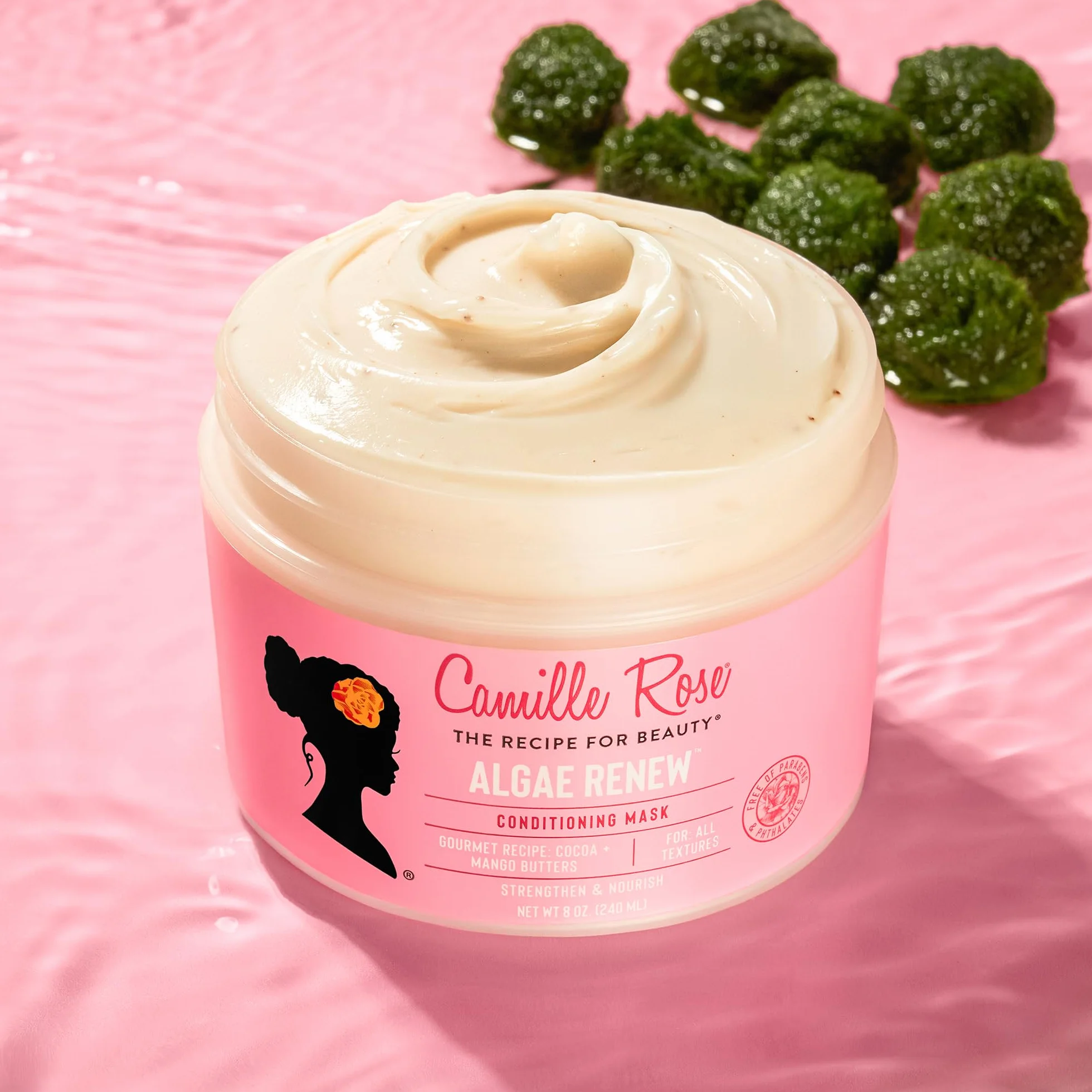 Camille Rose Naturals Algae Renew Deep Conditioning Mask 8oz