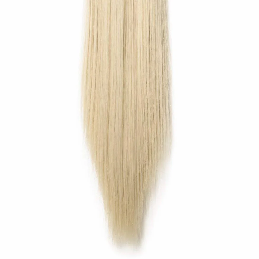 SEGO Treska kucyk gładki blond przedłużenie 53 cm bielony