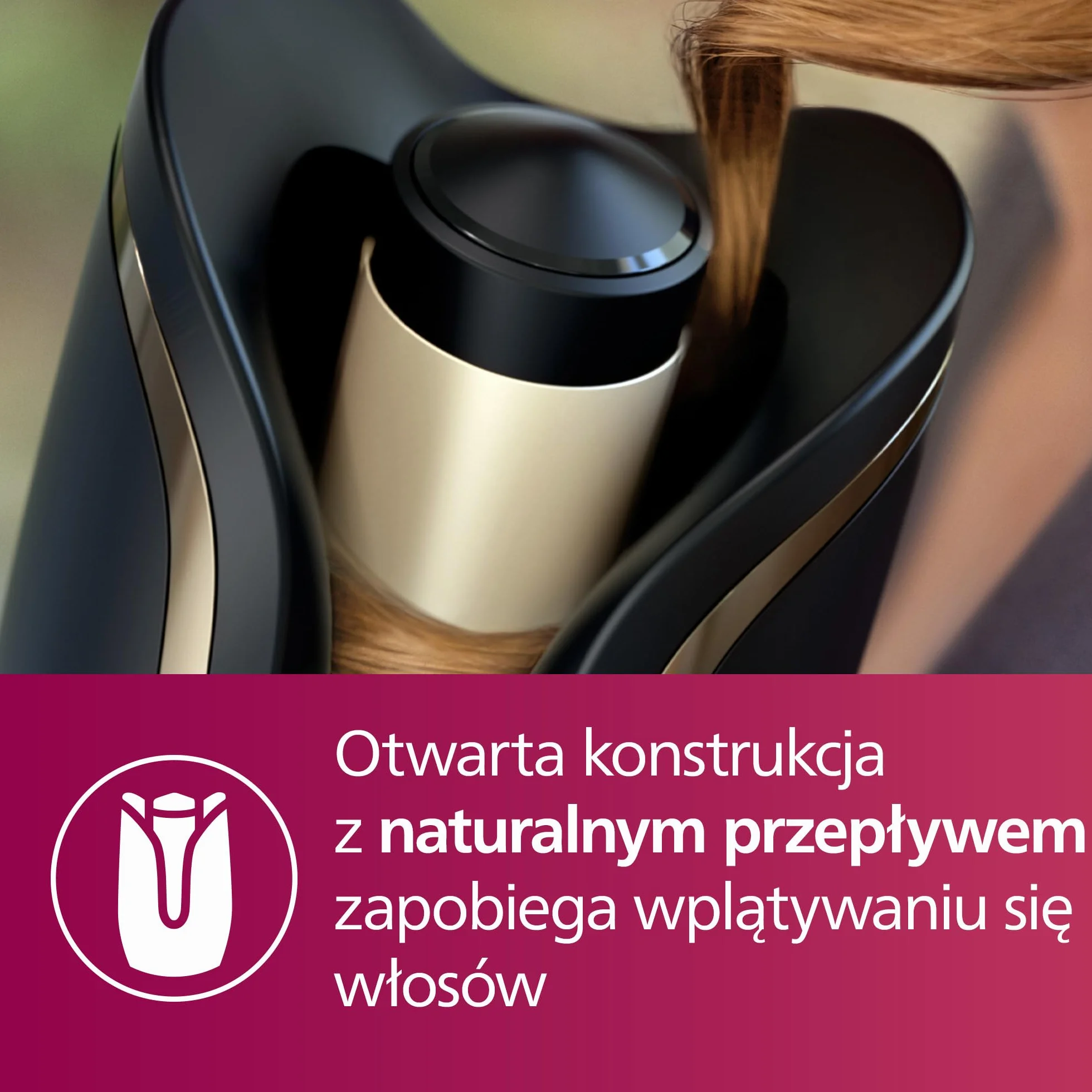 Philips Lokówka Auto Curler z serii 8000 BHB876/00, 27 opcji stylizacji, czarna