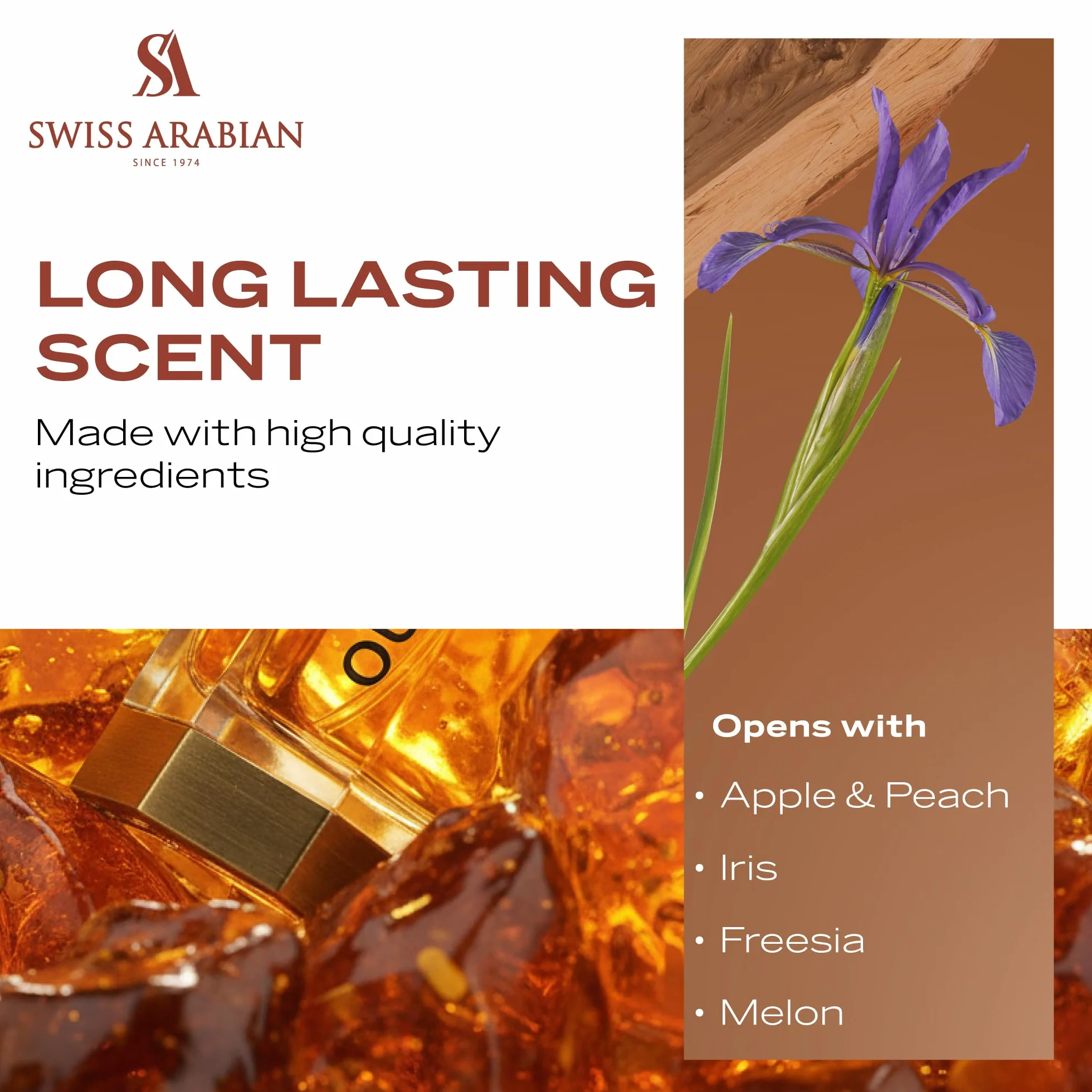 Swiss Arabian Shaghaf Oud Ahmar 12 ml skoncentrowany olej perfum unisex - luksusowa mieszanka bursztynu, róży i wanilii: ciepły zapach i smakoszy