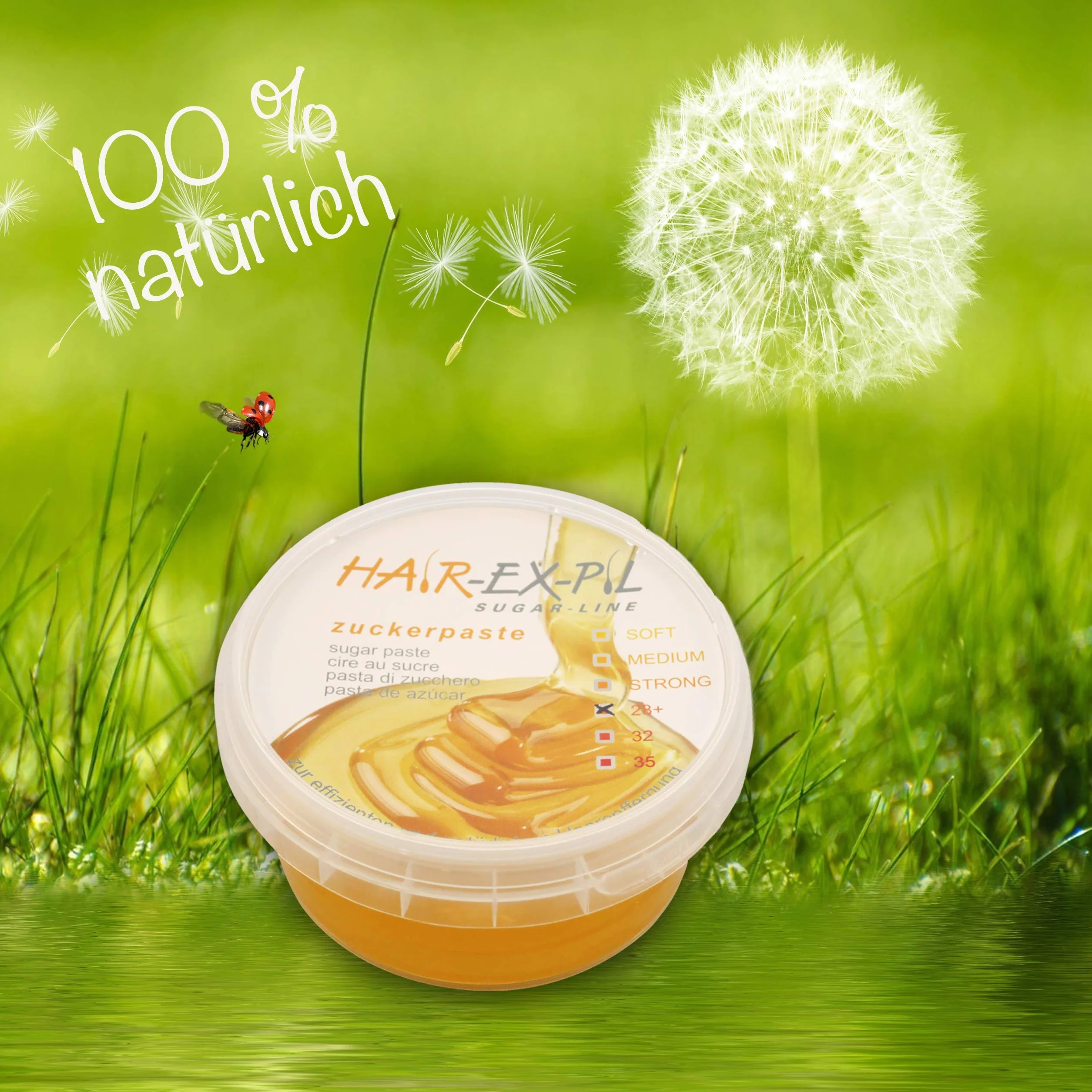 Hair-Ex-Pil pasta cukrowa 32 do okolic intymnych i bardzo wysoka temperatura otoczenia 400 g