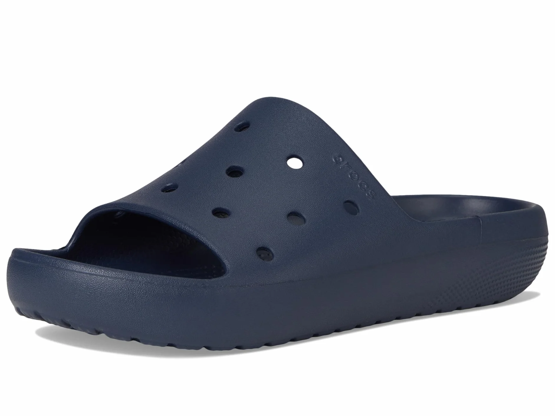 Crocs Sandały męskie Classic Slide V2, granatowy, 11 UK