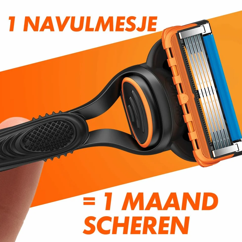 Gillette Fusion5 golarka dla mężczyzn, 11 zapasowych ostrzy z paskami ślizgowymi