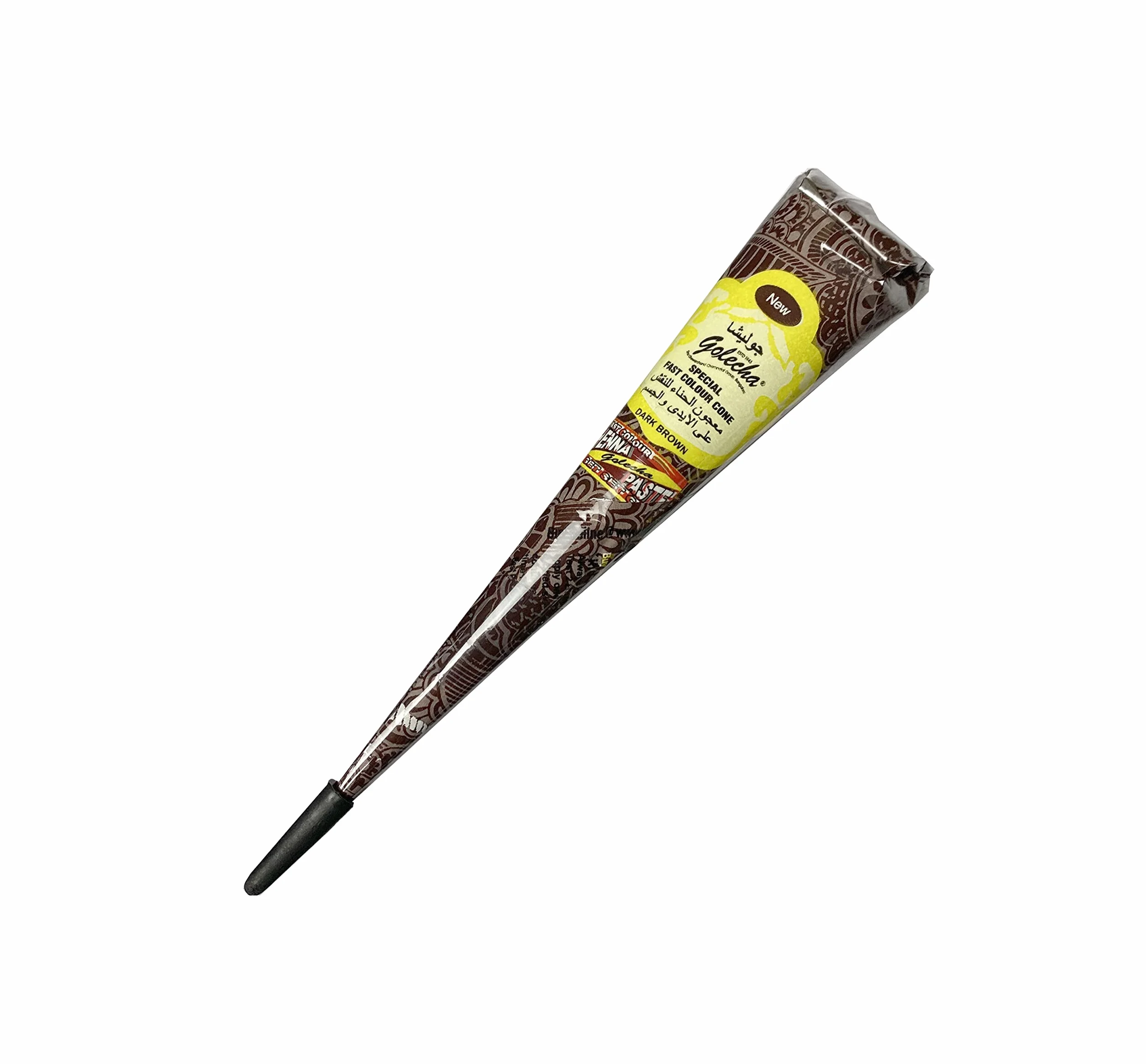 JPR – 10 x Natural Mehndi Cones (wielokolorowe), bez mieszanki, halal Veg, przetestowane klinicznie i certyfikowane – do tymczasowego designu tatuażu Bodyart (duże stożki) 250 g + kartka pocztowa SRK