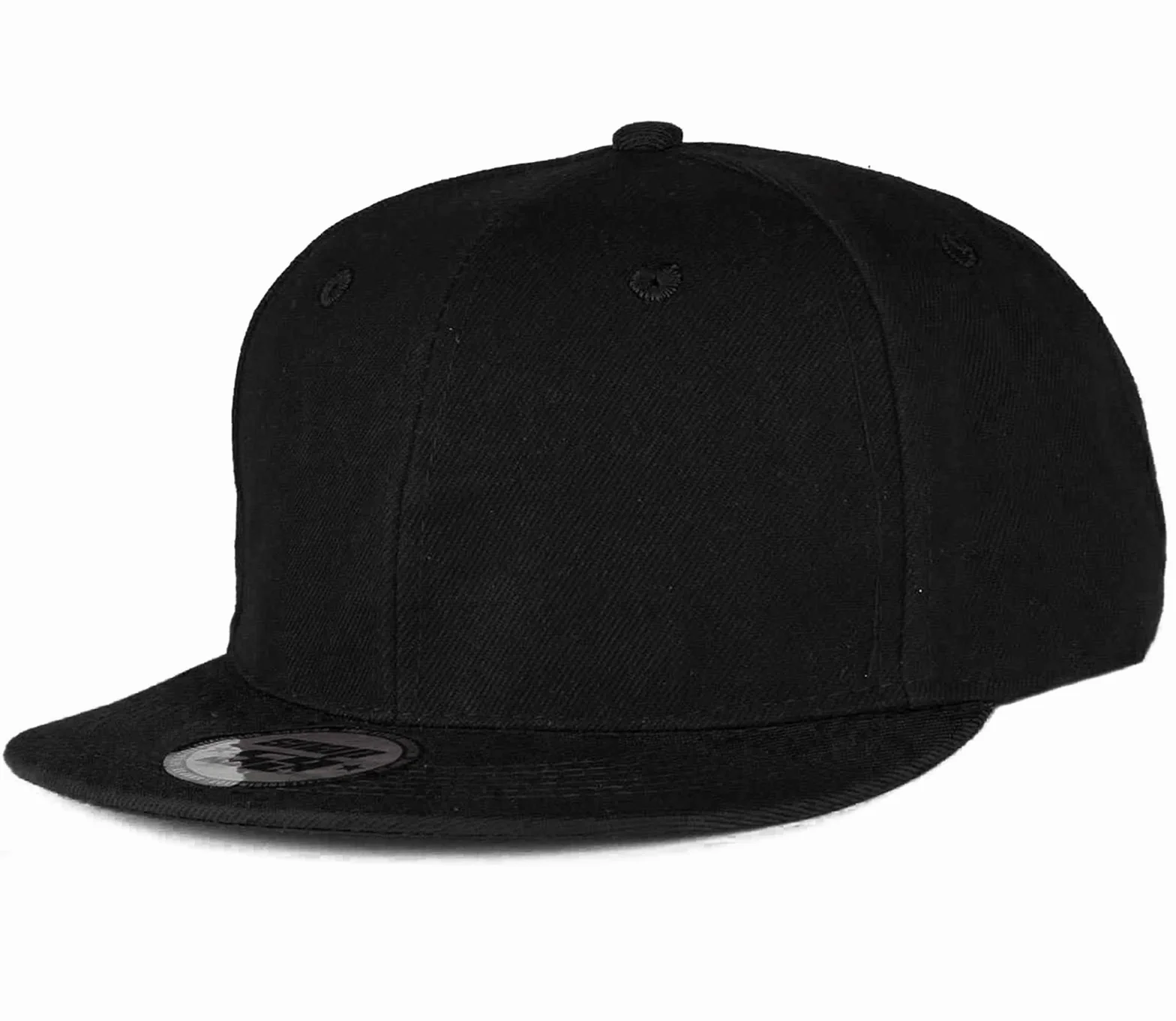 4sold Czapka Unisex Haft Bawełniany Czapka Baseball Chłopcy Dziewczęta Snapback Hip Hop Flat Hat Czapka Czapka, czarny, rozmiar uniwersalny