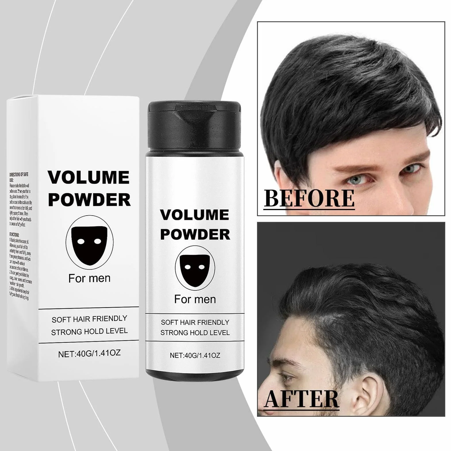Hair Texture Powder for Men Natural Look Styling Volume