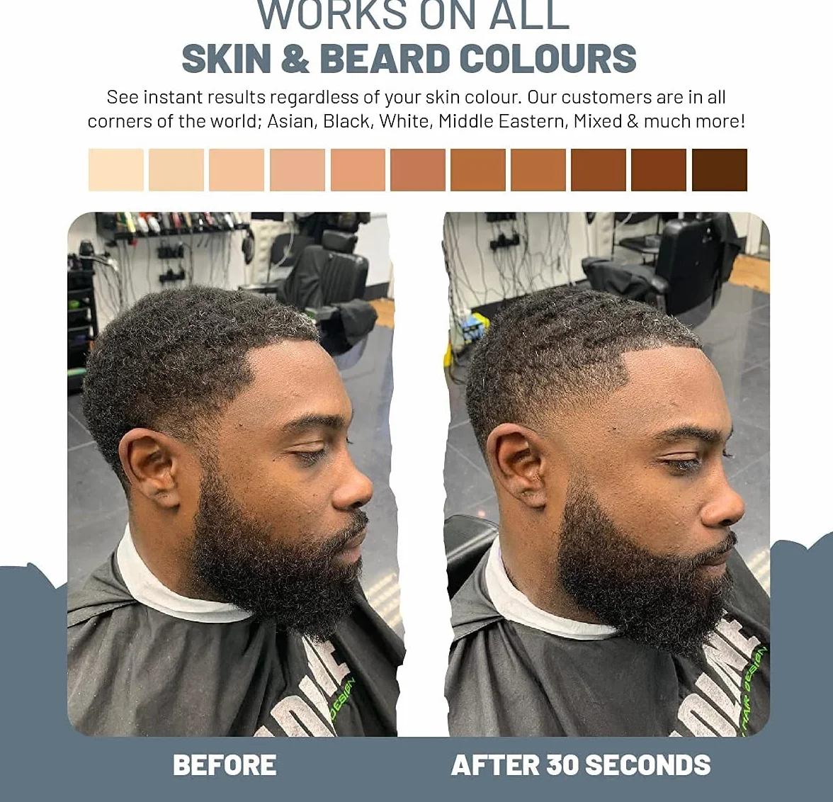 VOID Homme Beard Pen wypełniacz dla mężczyzn paczka 4 wodoodporne pióro brody Czarny