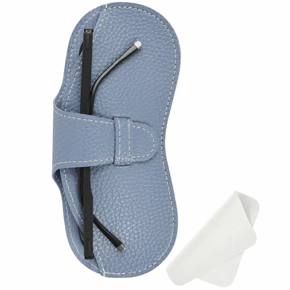 Miękkie etui na okulary, skórzane przenośne okulary do przechowywania etui na okulary, etui na okulary dla kobiet mężczyzn, na okulary przeciwsłoneczne, okulary do okularów-
