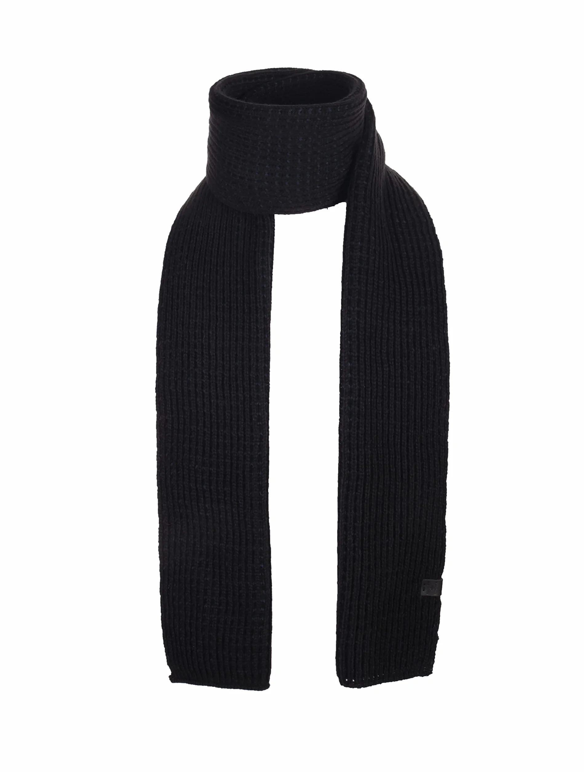 Bickley + Mitchell Boy's Bickley+Mitchel Boys Cozy Winter Scarf 3006-02-11-20 3/6, czarny, 3-6 lat
