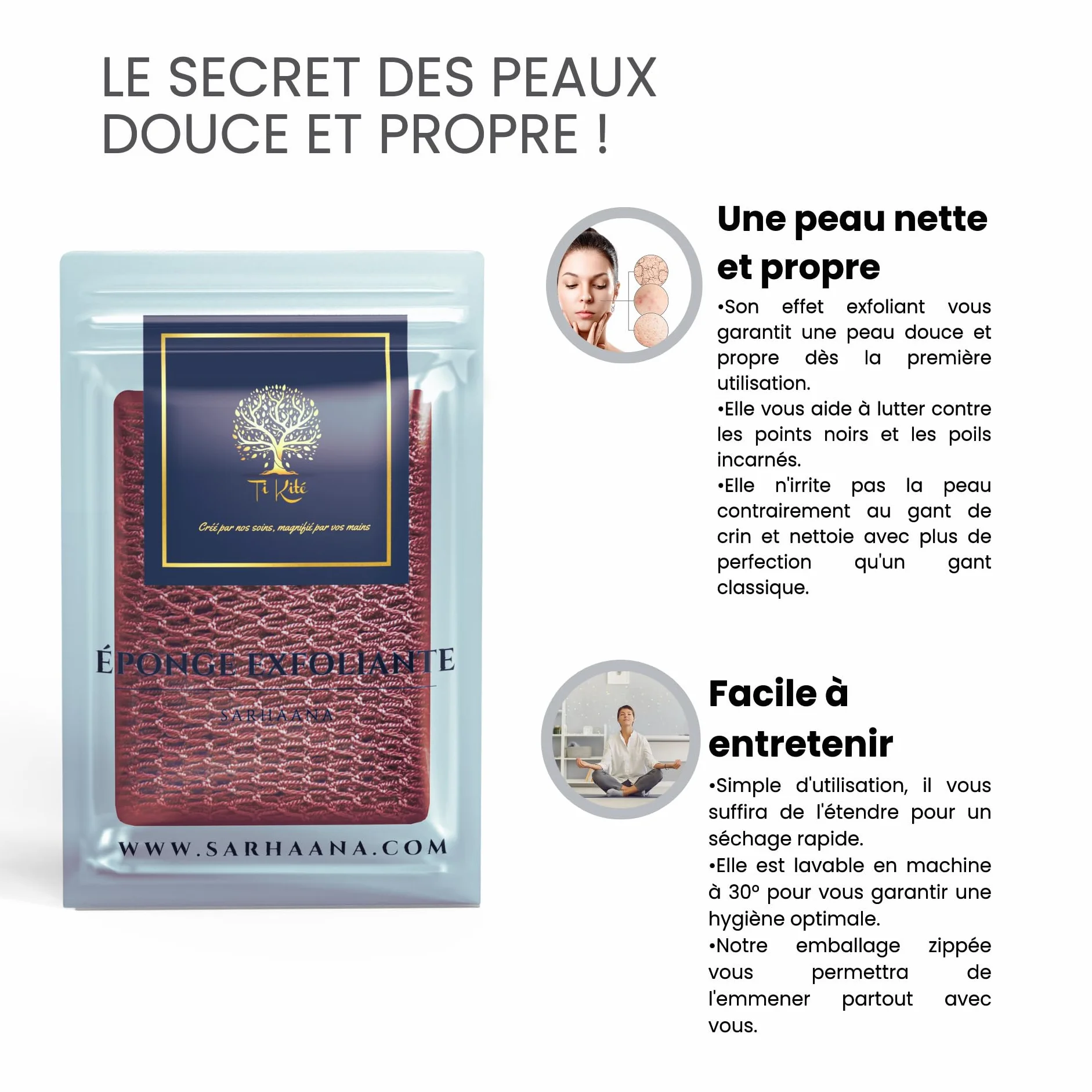 African Net Sponge Scrubber XL złuszczająca ściereczka do prysznica długi peeling pleców