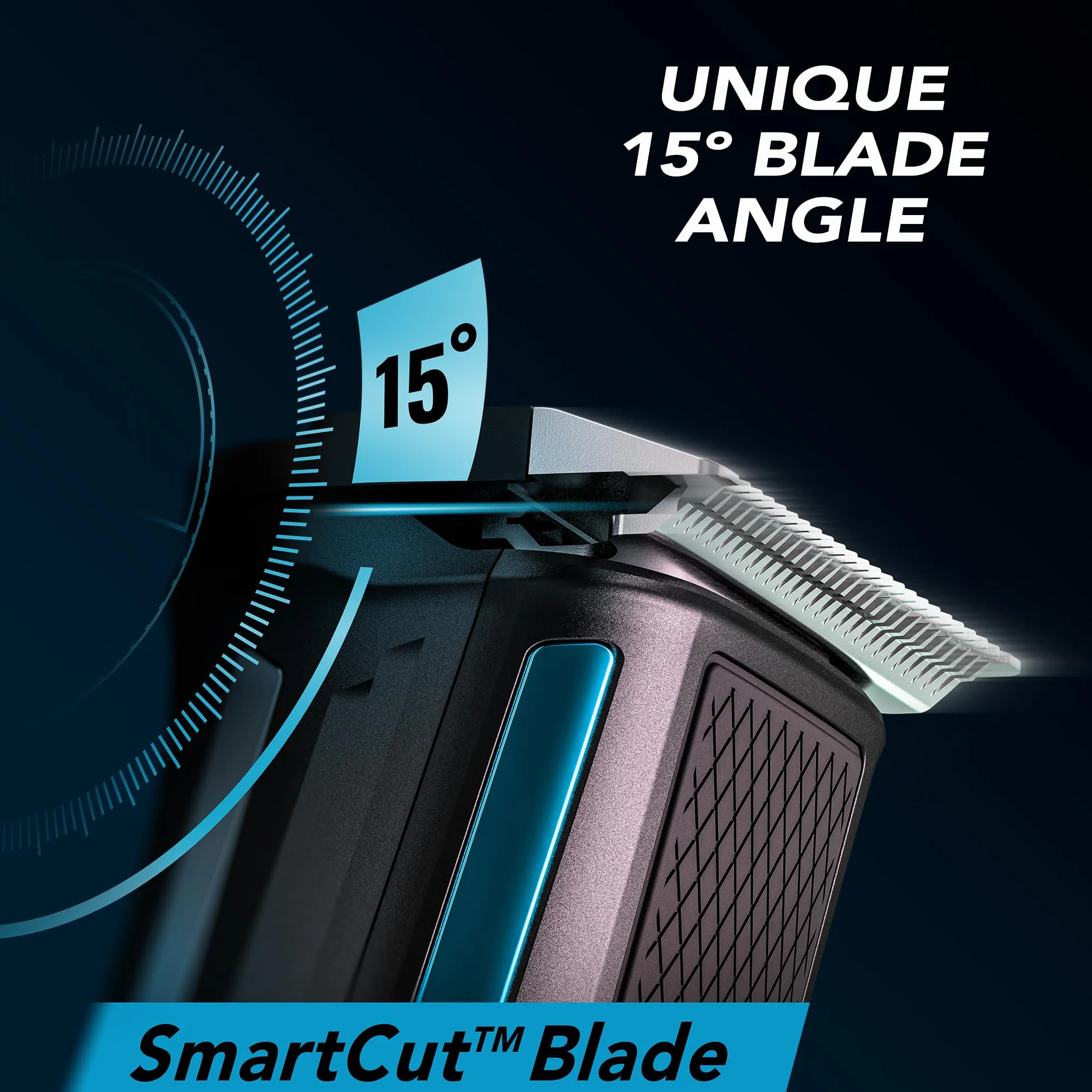 WAHL Self Clip 360 bezprzewodowa maszynka do strzyżenia włosów czarna 10 nasadek USB
