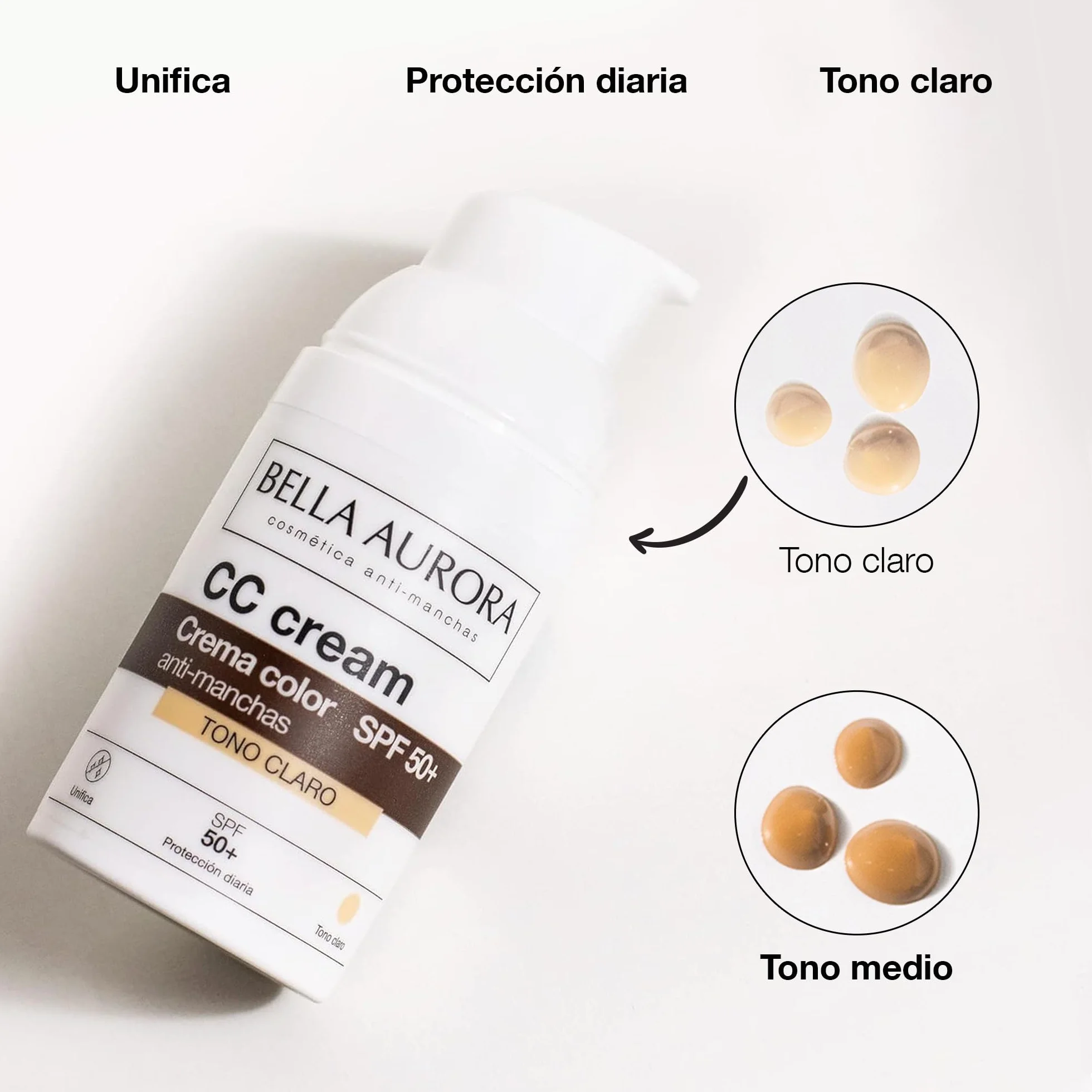 Bella Aurora CC Cream Anti-Manchas Tono Claro SPF50+ 30 ml Krem Do Twarzy