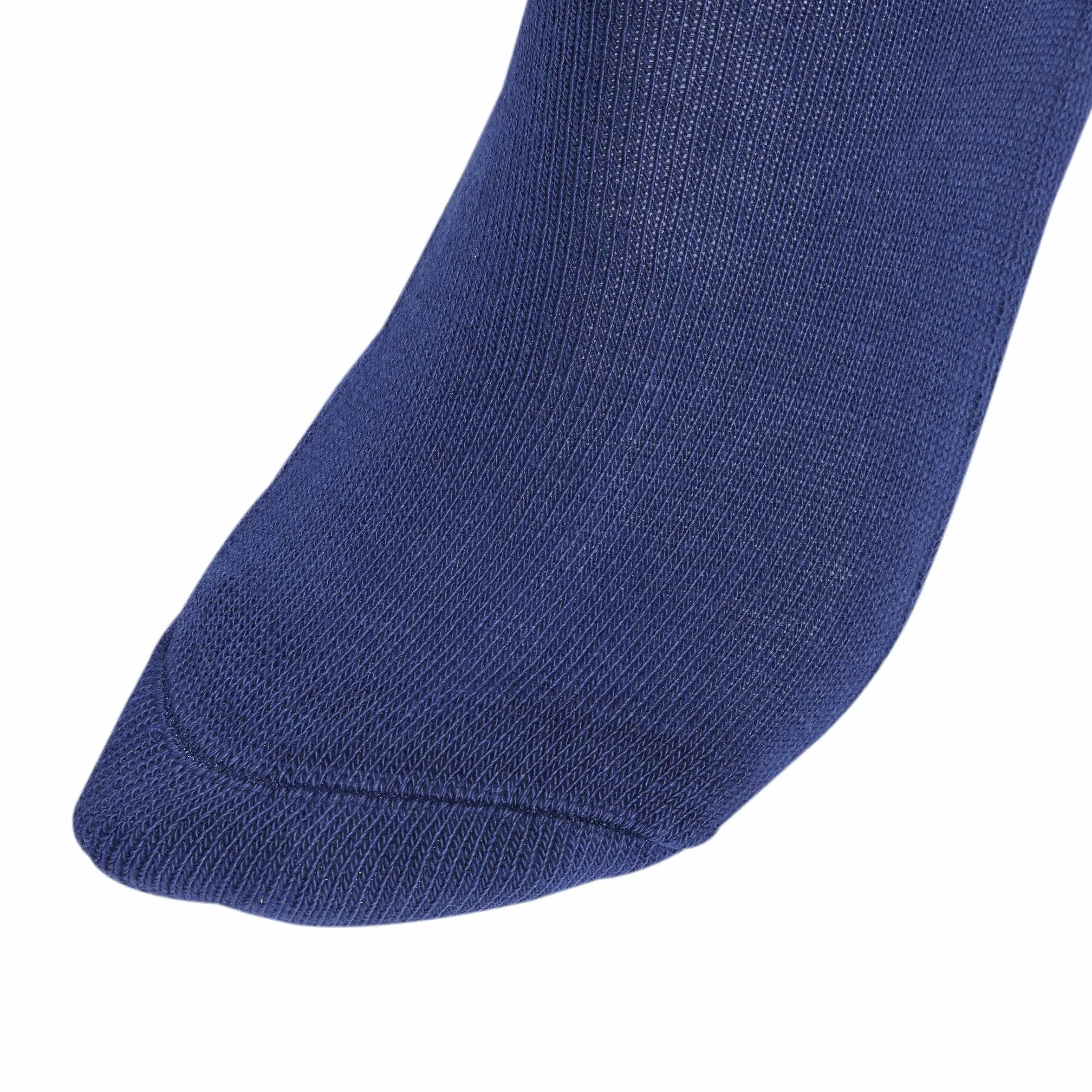 adidas Uniseks Linear Crew Cushioned Socks 3 Pairs, Dark Blue/White/White, 6.5-8