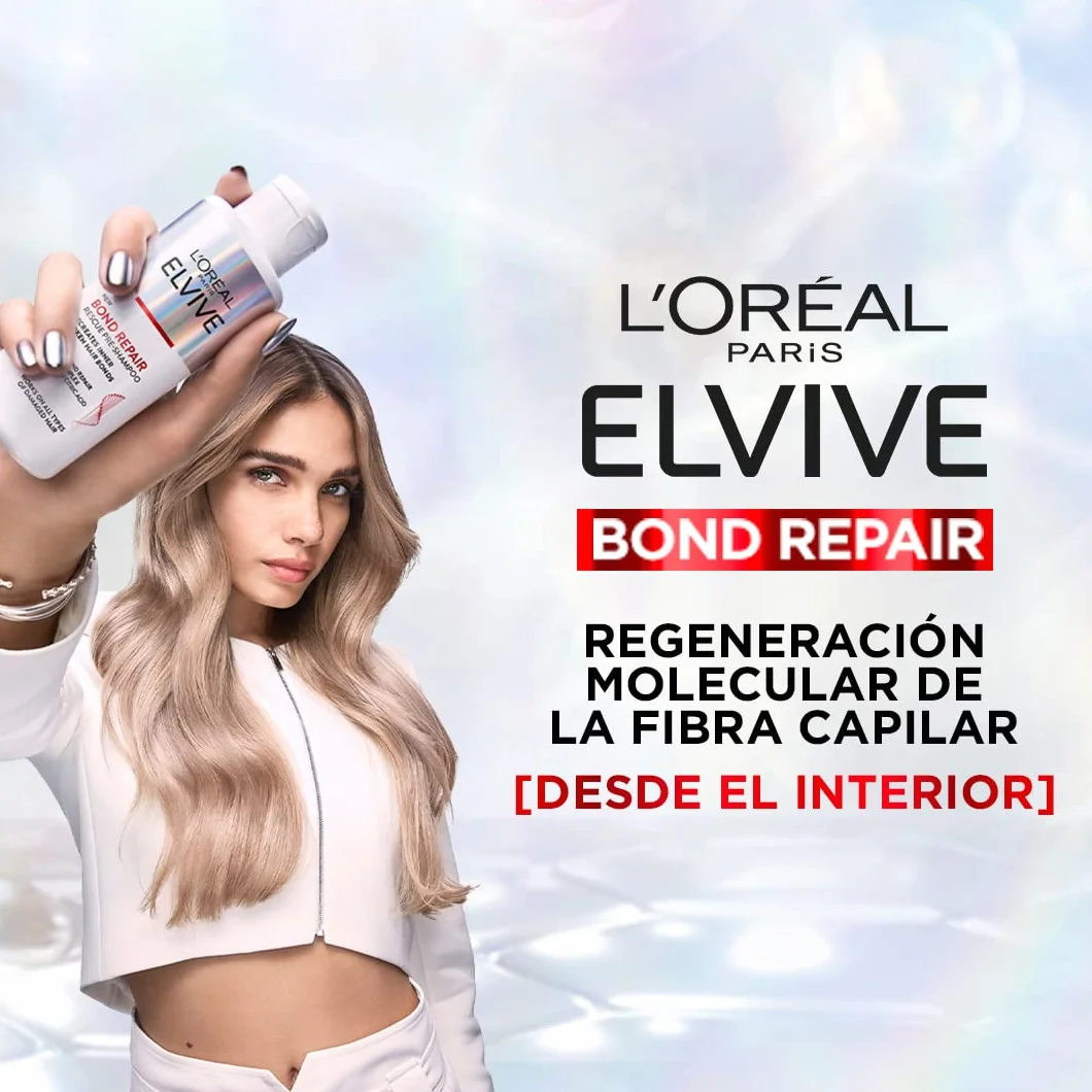 L'Oréal Paris Elvive Bond Repair Szampon bez siarczanów, Odżywka, Zabieg do naprawy zniszczonych włosów