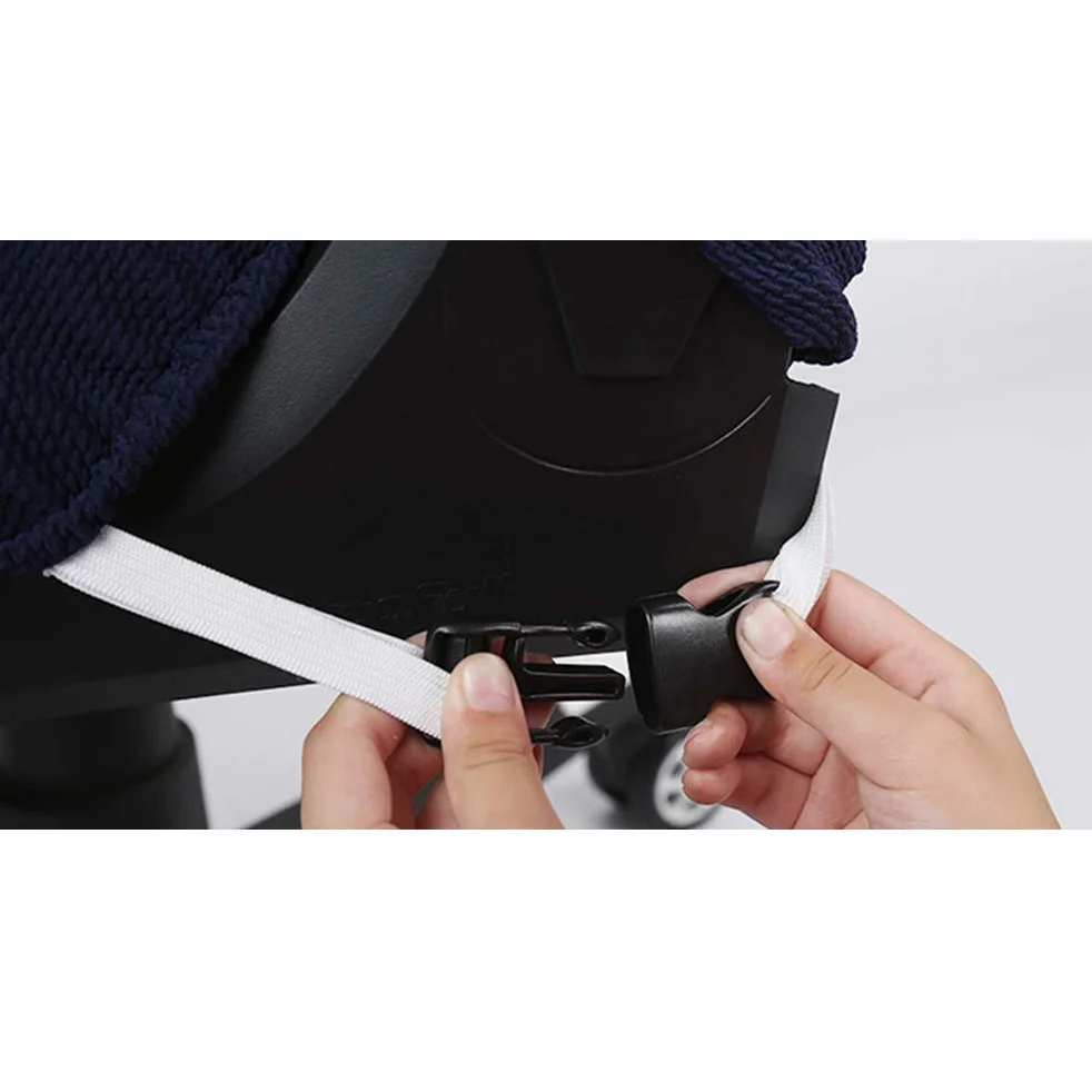 Czarne rozciągliwe krzesło do gier pokrowce Screwcoovers - Ergonomiczne krzesło biurowe