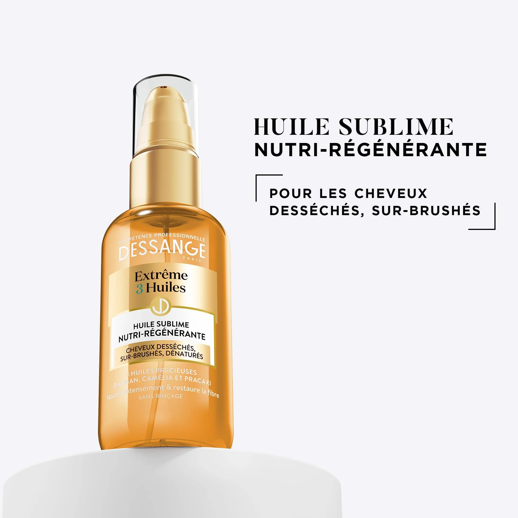 Dessange Extrême 3 Huiles Olejek do Włosów, 100 ml