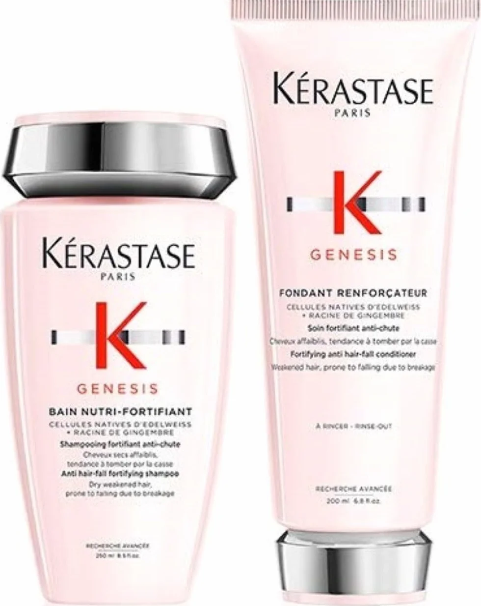 Kérastase Genesis Bain Nutri-Fortifiant 250 ml i Genesis Fondant Renforcateur 200 ml Duo