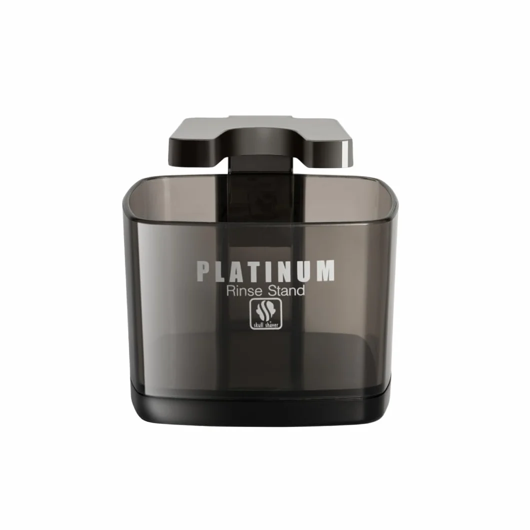 Stojak Platinum Rinse Skull Shaver do golarek elektrycznych Pitbull Butterfly Kiss Palm czarny
