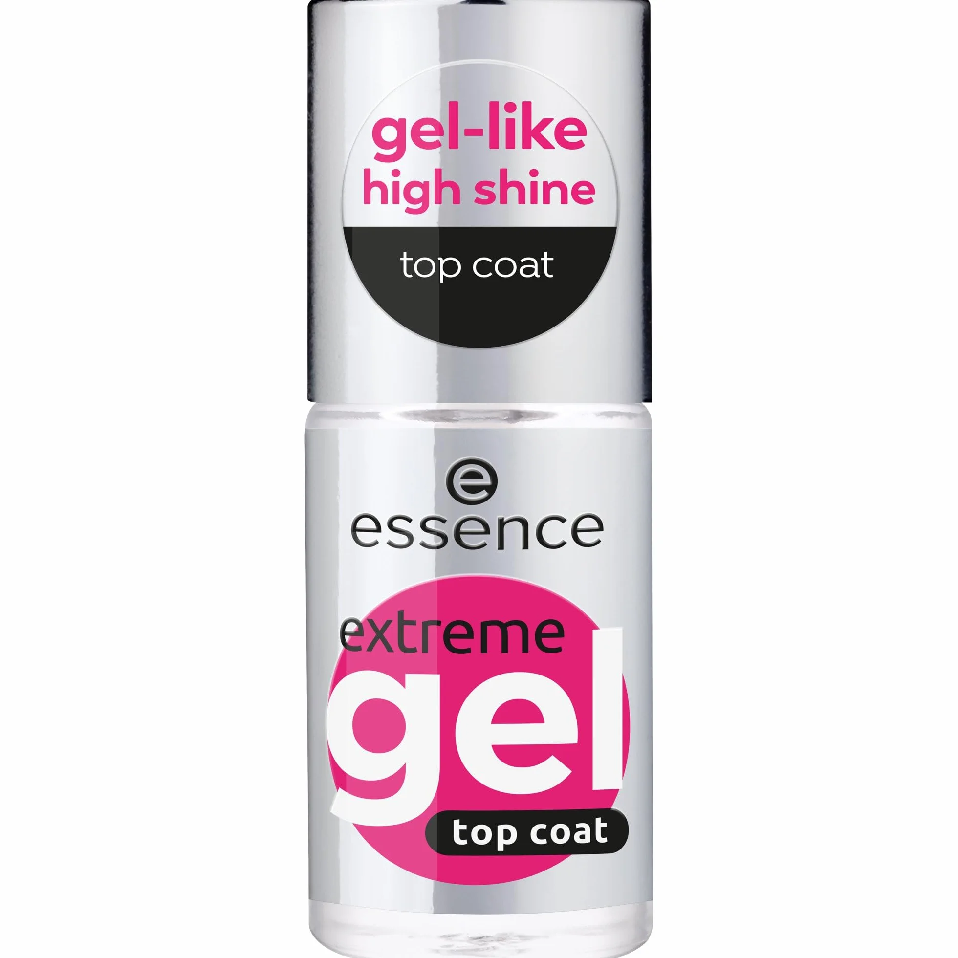 essence żelowy top do paznokci extreme GEL top coat, długotrwały, wygładzanie, ochrona, błyszczący (8ml)