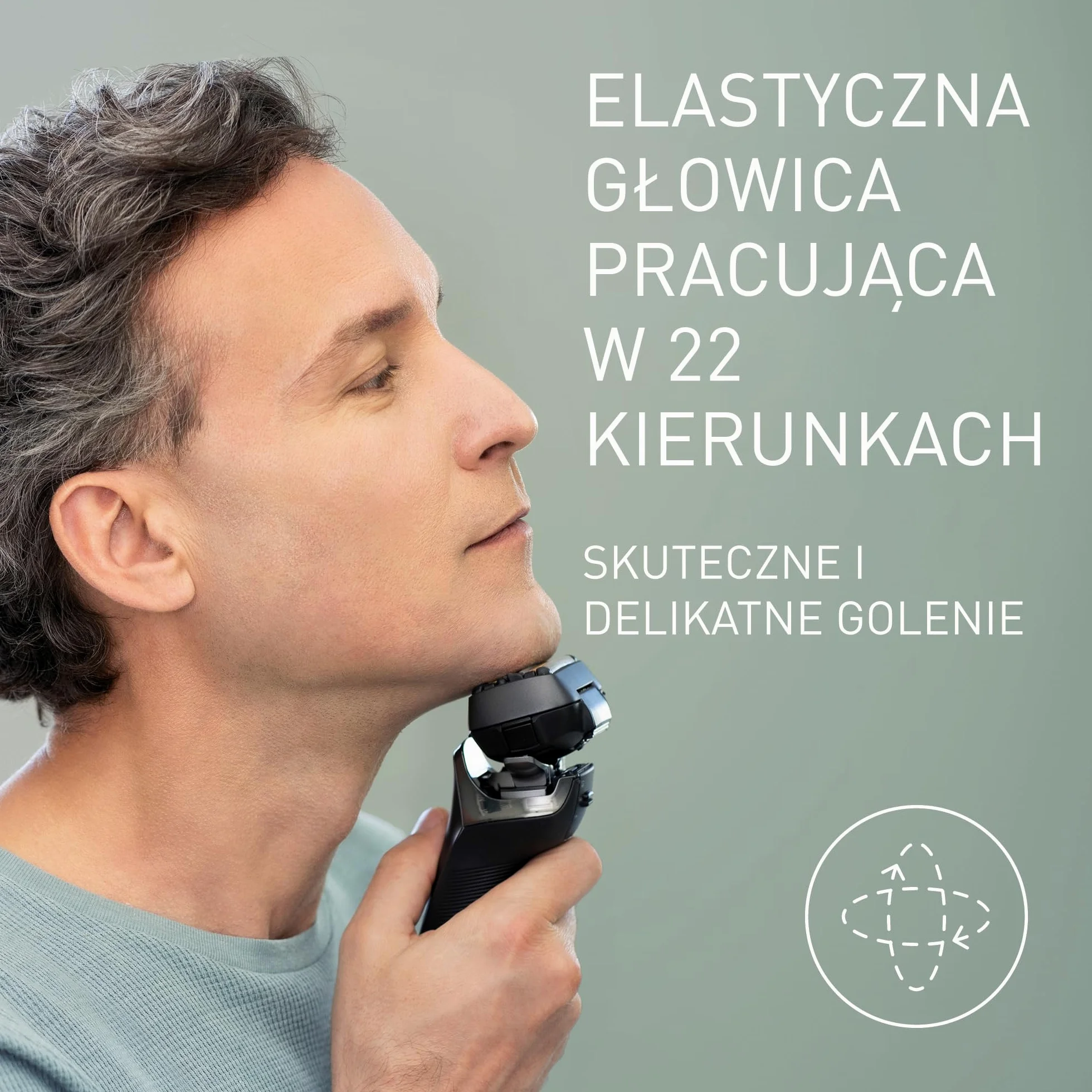 Panasonic ES-LS6A 6-Ostrzowa Golarka Elektryczna Dla Mężczyzn z Czujnikiem Zarostu