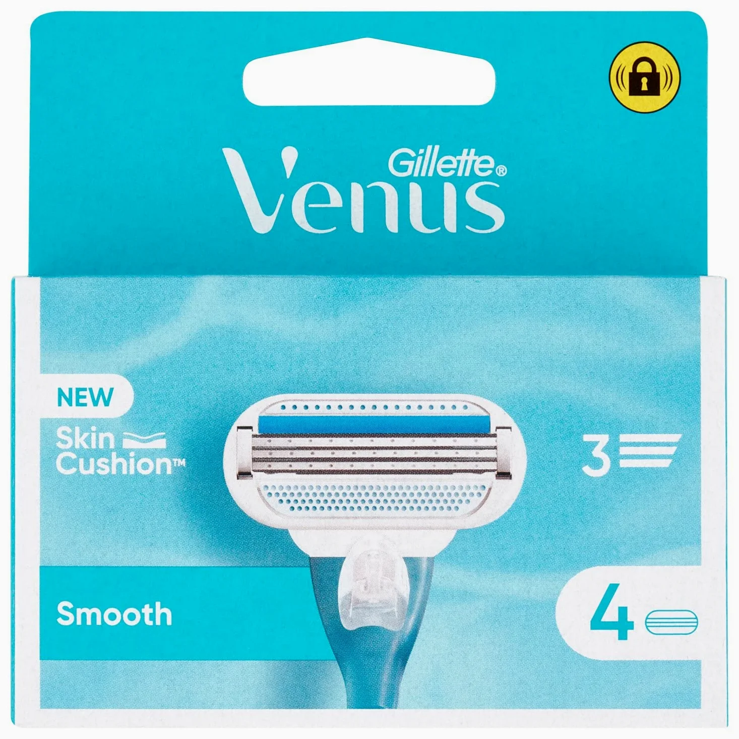 Gillette Venus Lamette Golarki Damskie Gładkie Do Golarki 3 Ostrza, Opakowanie 4