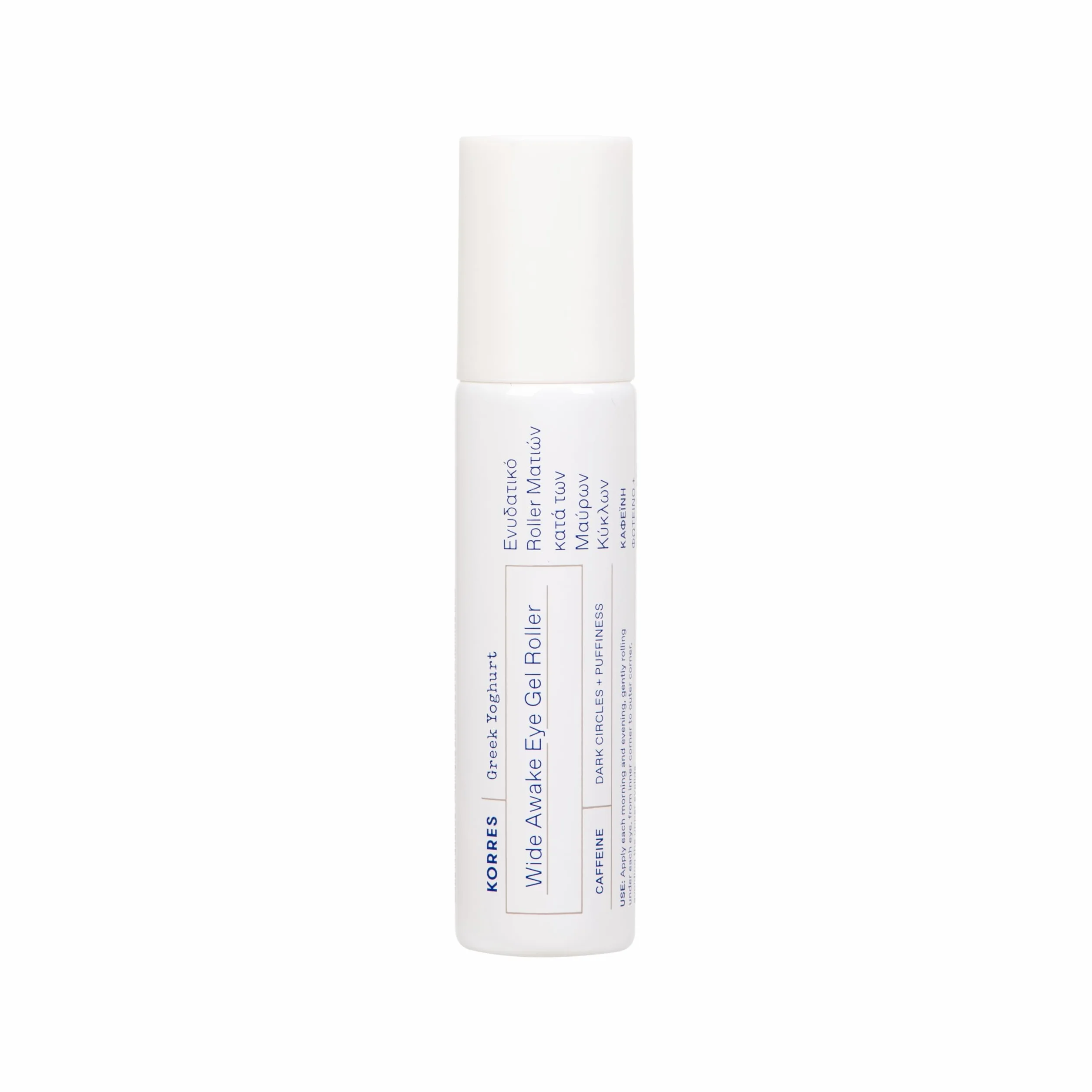 KORRES GREEK YOGHURT żel pod oczy dla budzenia wzroku, zmniejszający przekrwienie i nawilżenie oczu, testowany dermatologicznie, 15 ml