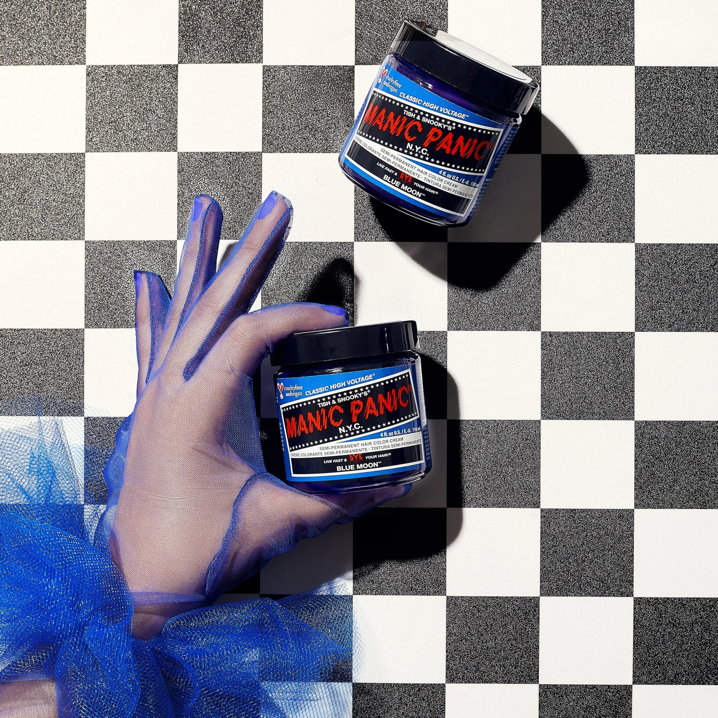 Manic Panic Classic Cream Półtrwała Farba do Włosów, Blue Moon, 118 ml