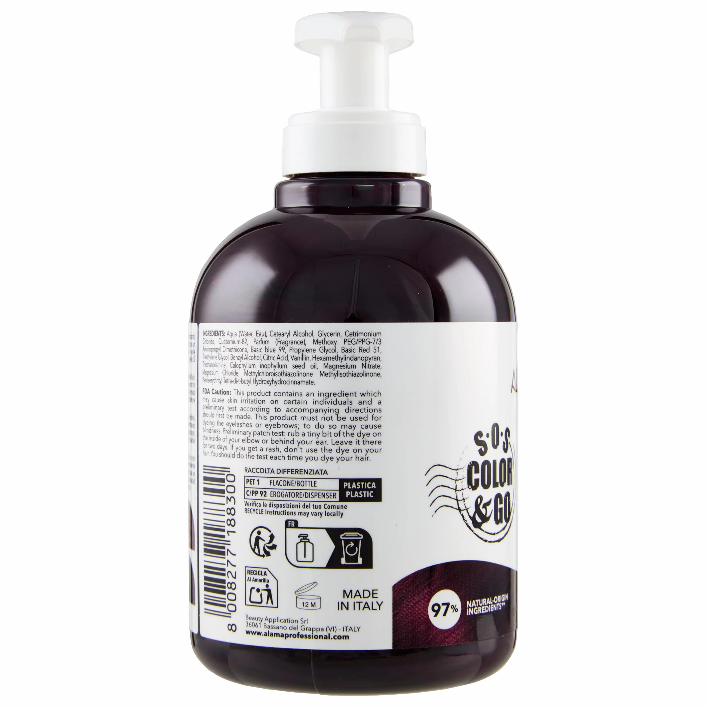 Alama Professional S.O.S Color&Go Kolorowa maska odblaskowa wzmacniająca 300 ml
