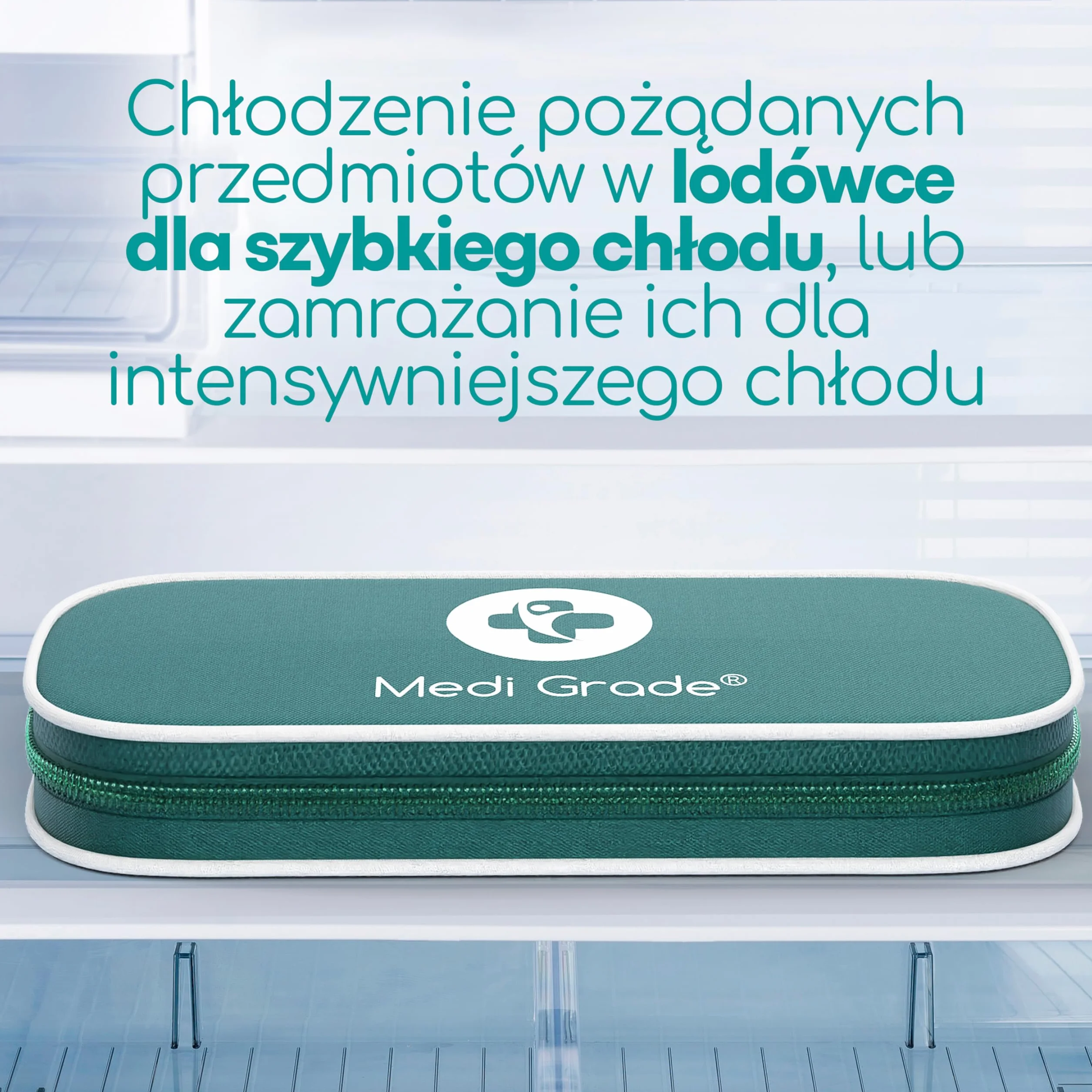 Medi Grade Żelowa Maska Chłodząca na Oczy Wielokrotnego Użytku z Regulowanymi Paskami