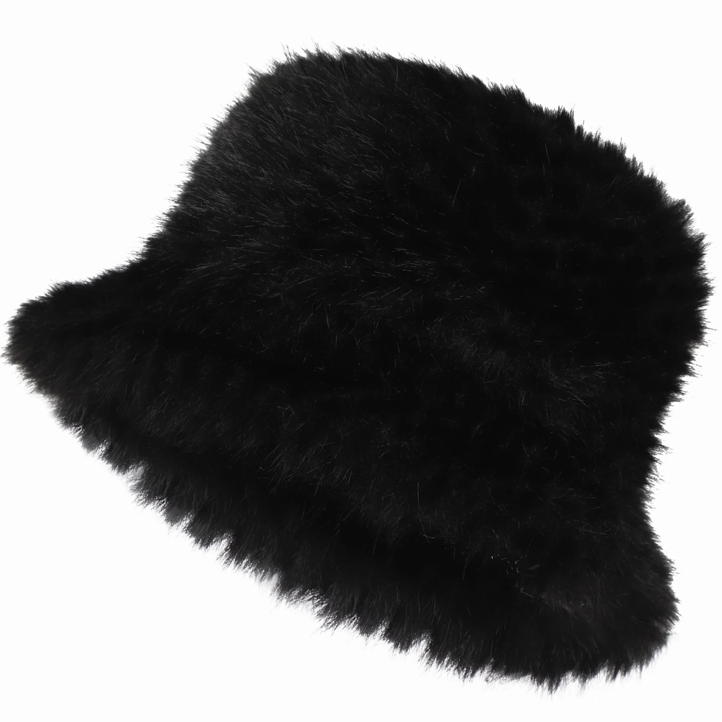 soul young Damska zimowa czapka ze sztucznego futra pluszowa czapka typu bucket cloche czapka zimowa futrzana ciepła czapka rybacka