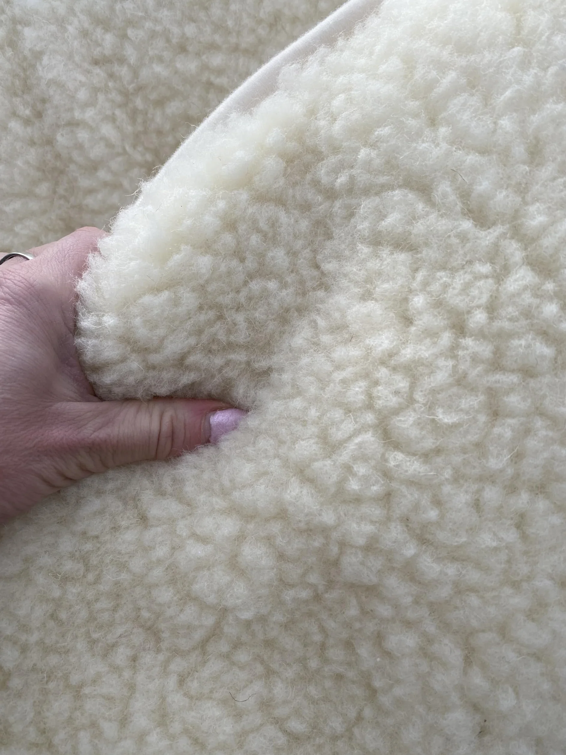 Merino Wool Bedding naturalny podkład wełniany na materac merynos, wełna owcza podszyty bawełną rozmiar 140/200cm