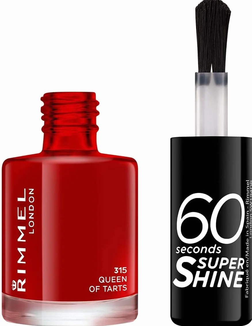 Rimmel 60 Seconds Super Shine Lakier do Paznokci, 315 Queen Of Tarts, 8 ml