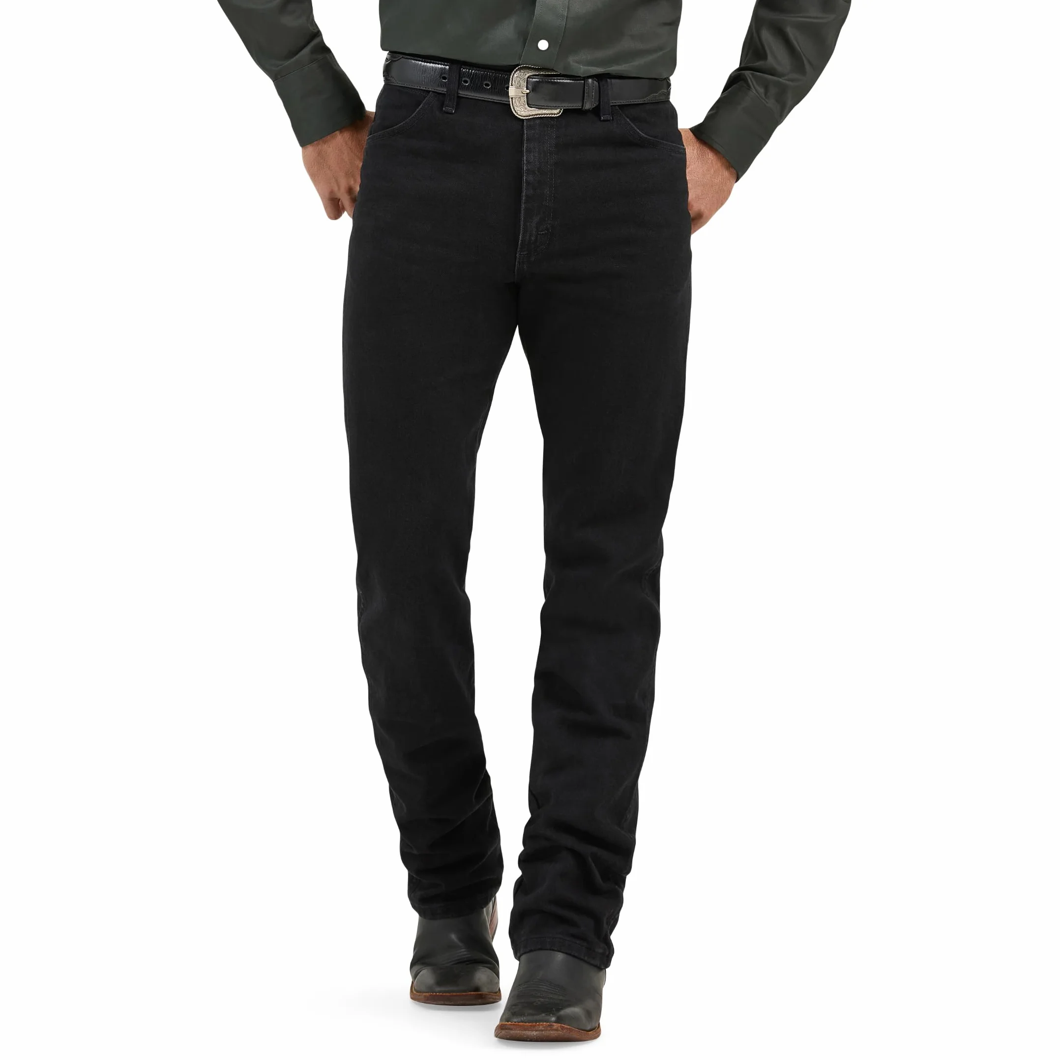 Wrangler Dżinsy Męskie 13MWZ, Oryginalny Krój Regular Bootcut Fit, Prosta Nogawka
