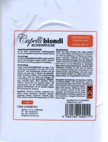 Proszek rozjaśniający 500 g