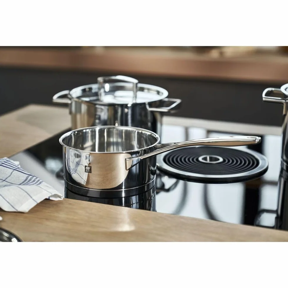 ZWILLING Kochtopf-Set, 5-tlg., 4 Deckel, Induktionsgeeignet, Edelstahl, Passion