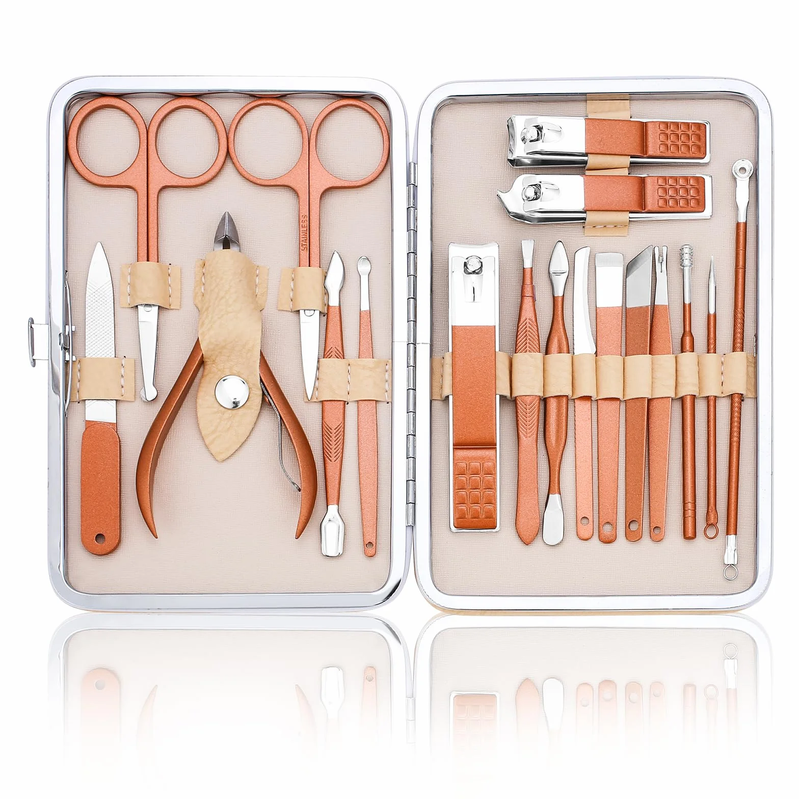 Zestaw do manicure - zestaw do paznokci dla mężczyzn - zestaw obcinaczy do paznokci ze stali nierdzewnej - profesjonalny zestaw do pedicure pielęgnacja stóp - akcesoria do pielęgnacji paznokci stóp i