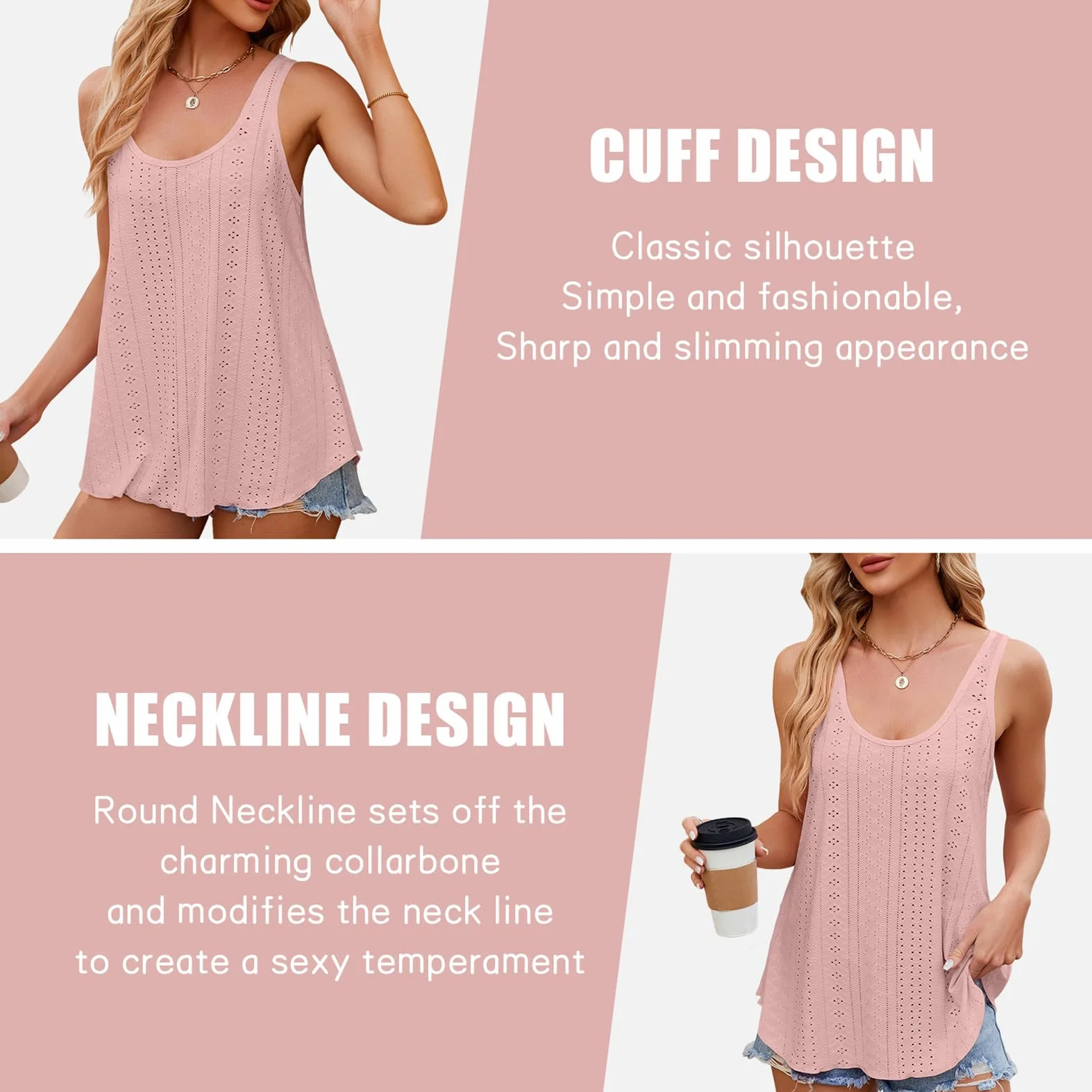 Tank Top damska letnia koszulka na ramiączkach, damska bluzka bez rękawów, lekka, elegancka, podkoszulek damski, luźny, okrągły dekolt, koszulka damska typu Camisole, S-XX