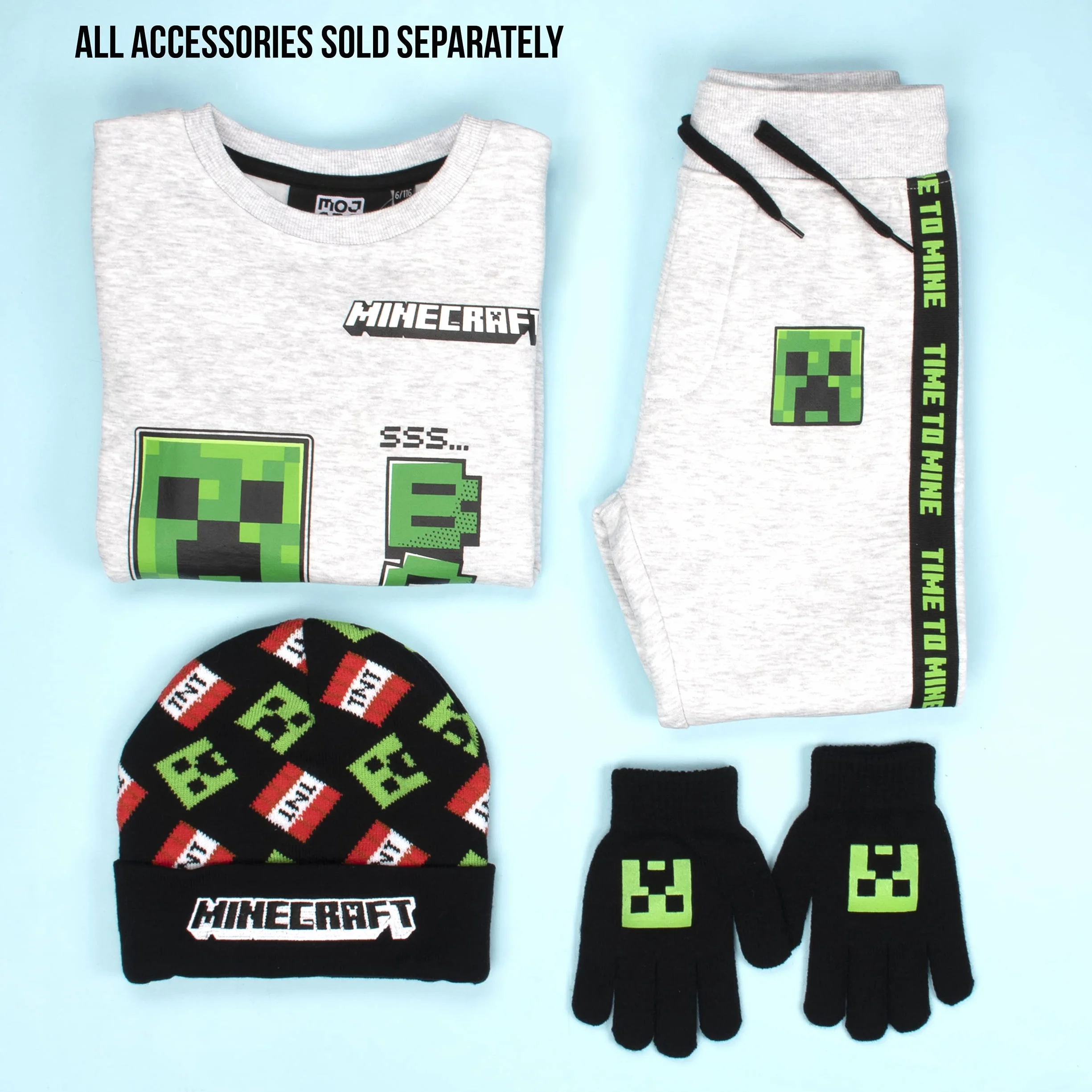 Minecraft - Bluza Prezenty Dla Chłopców Top - Towar Do Gier Urodzinowa Gra Tshirt Towar - Wiek 5-12